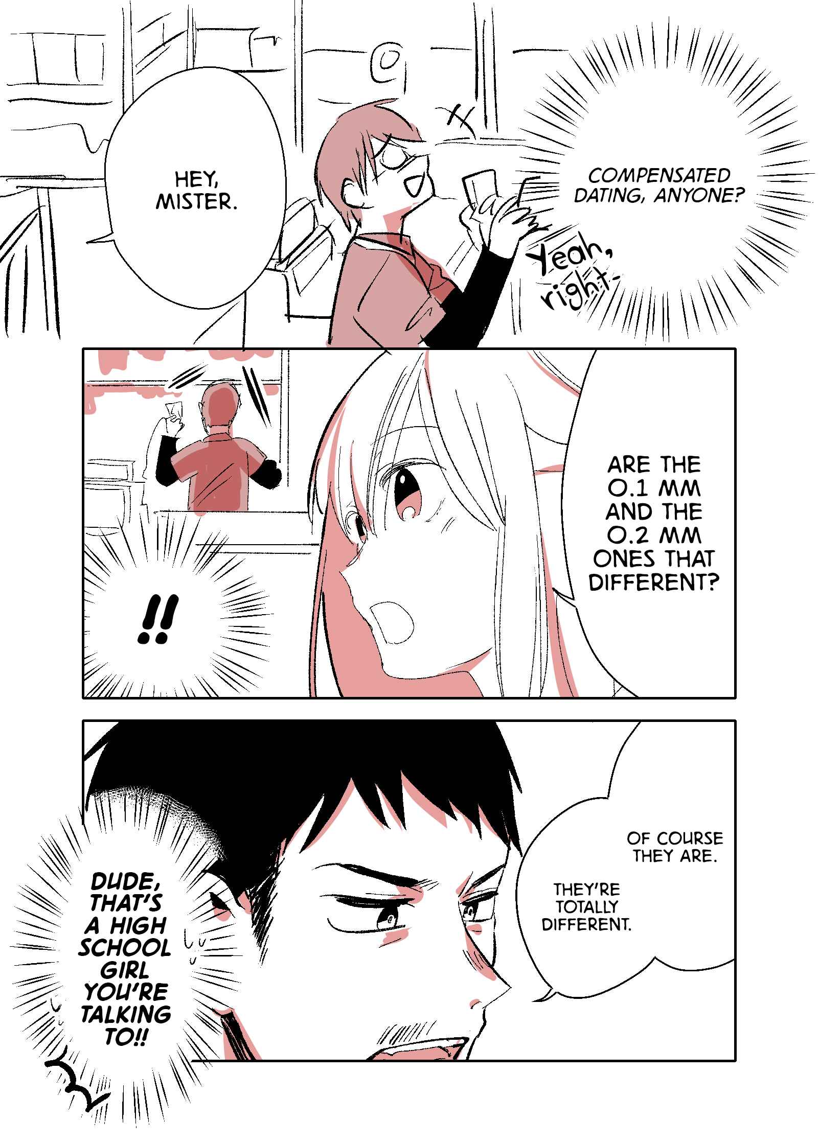 Page 2 Chapter 3.5 Oji-san ga Joshi●sei ni Warui Koto wo Oshieru