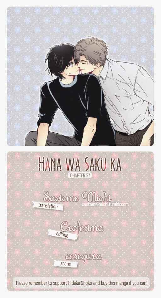 Page 1 Chapter 27 Hana wa Saku ka
