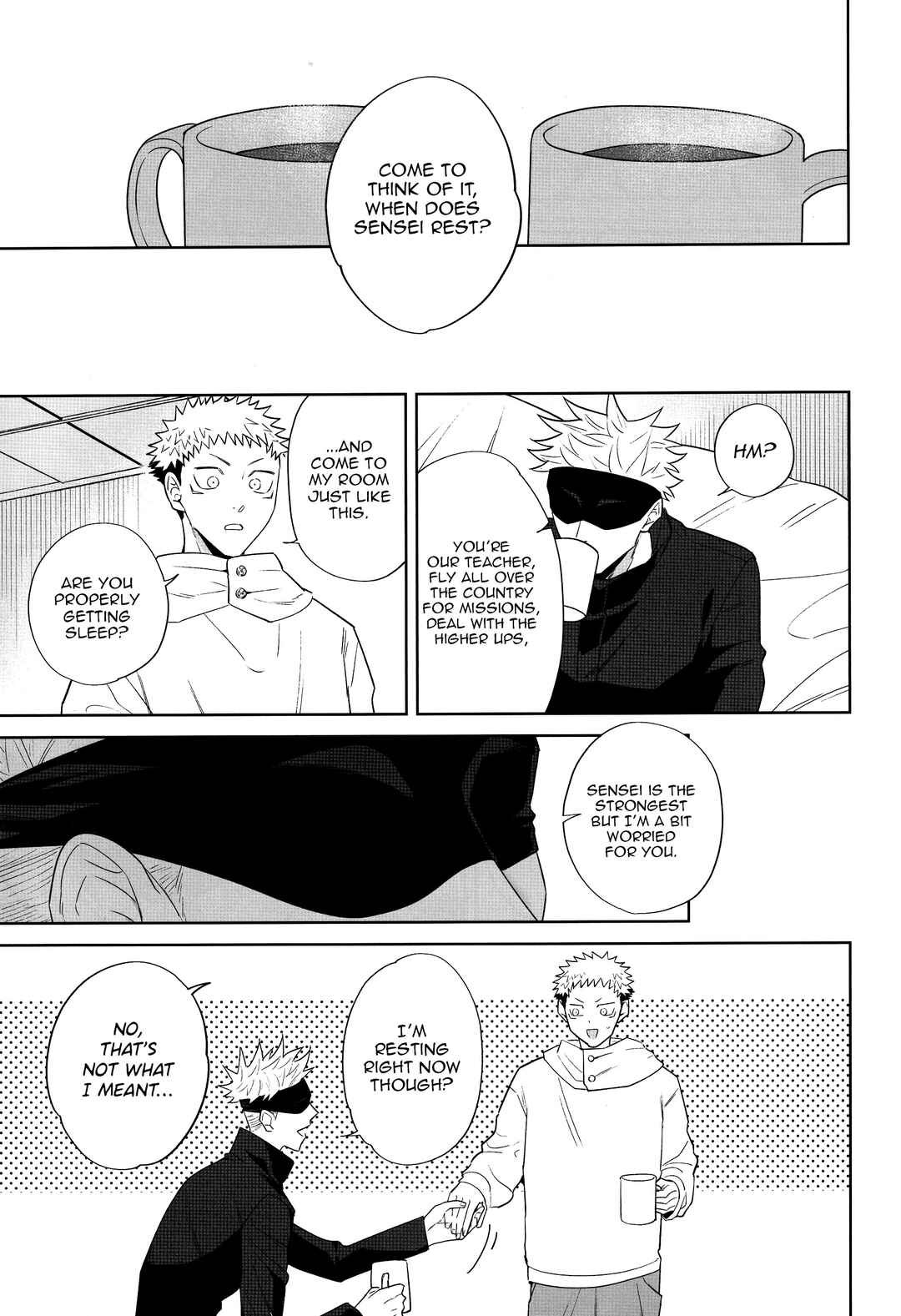 Page 38 Chapter Unknown_77fe Jujutsu Kaisen - Kimi no Tokubetsu ni Naritai (Doujinshi)