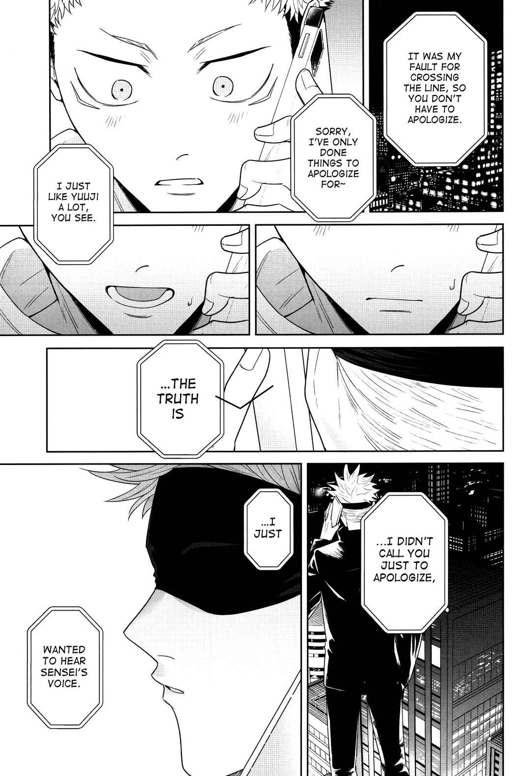 Page 60 Chapter Unknown_77fe Jujutsu Kaisen - Kimi no Tokubetsu ni Naritai (Doujinshi)