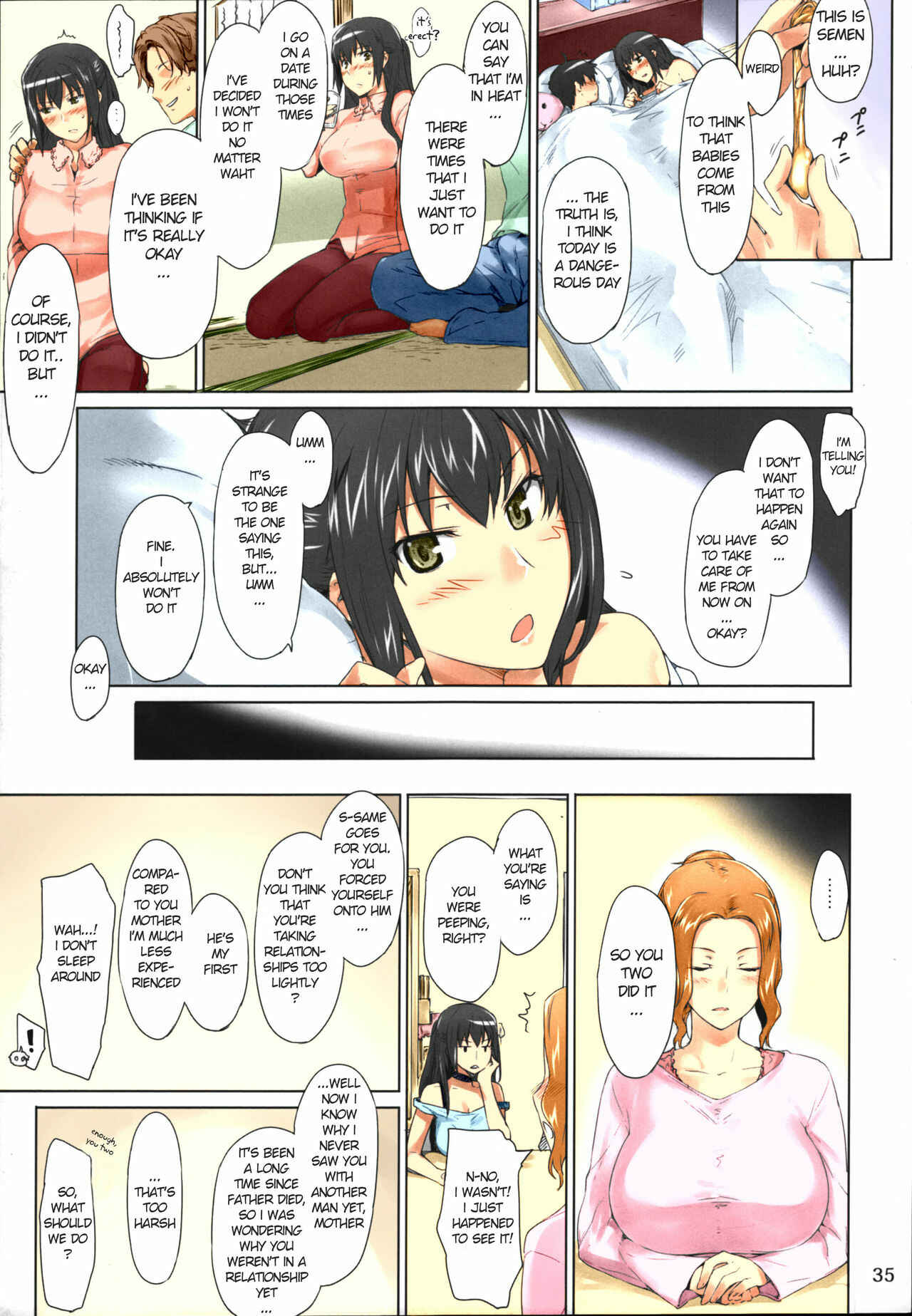 Page 35 Chapter 1 Tachibana-san-chi no Dansei Jijou (Fan Colored)