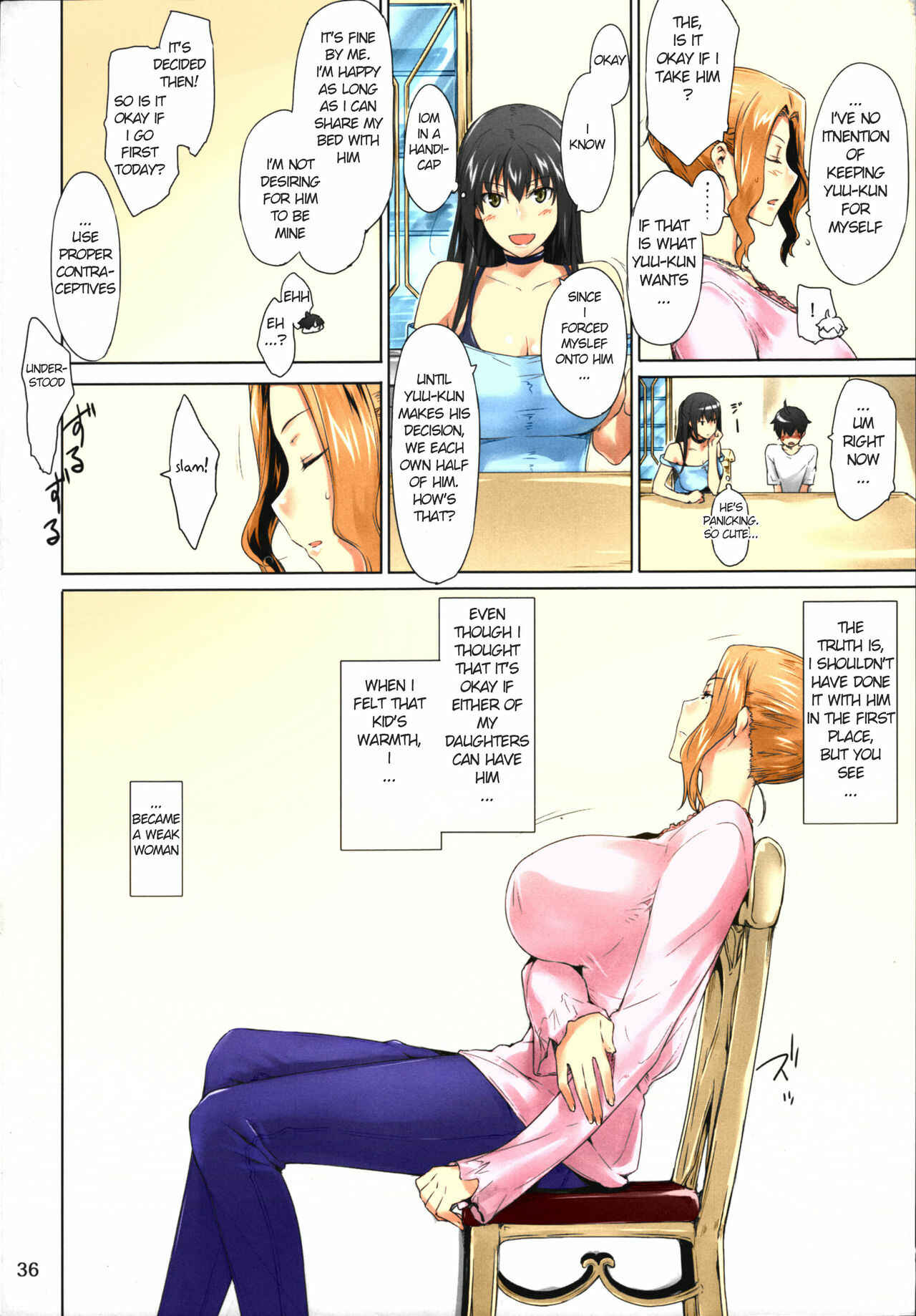 Page 36 Chapter 1 Tachibana-san-chi no Dansei Jijou (Fan Colored)