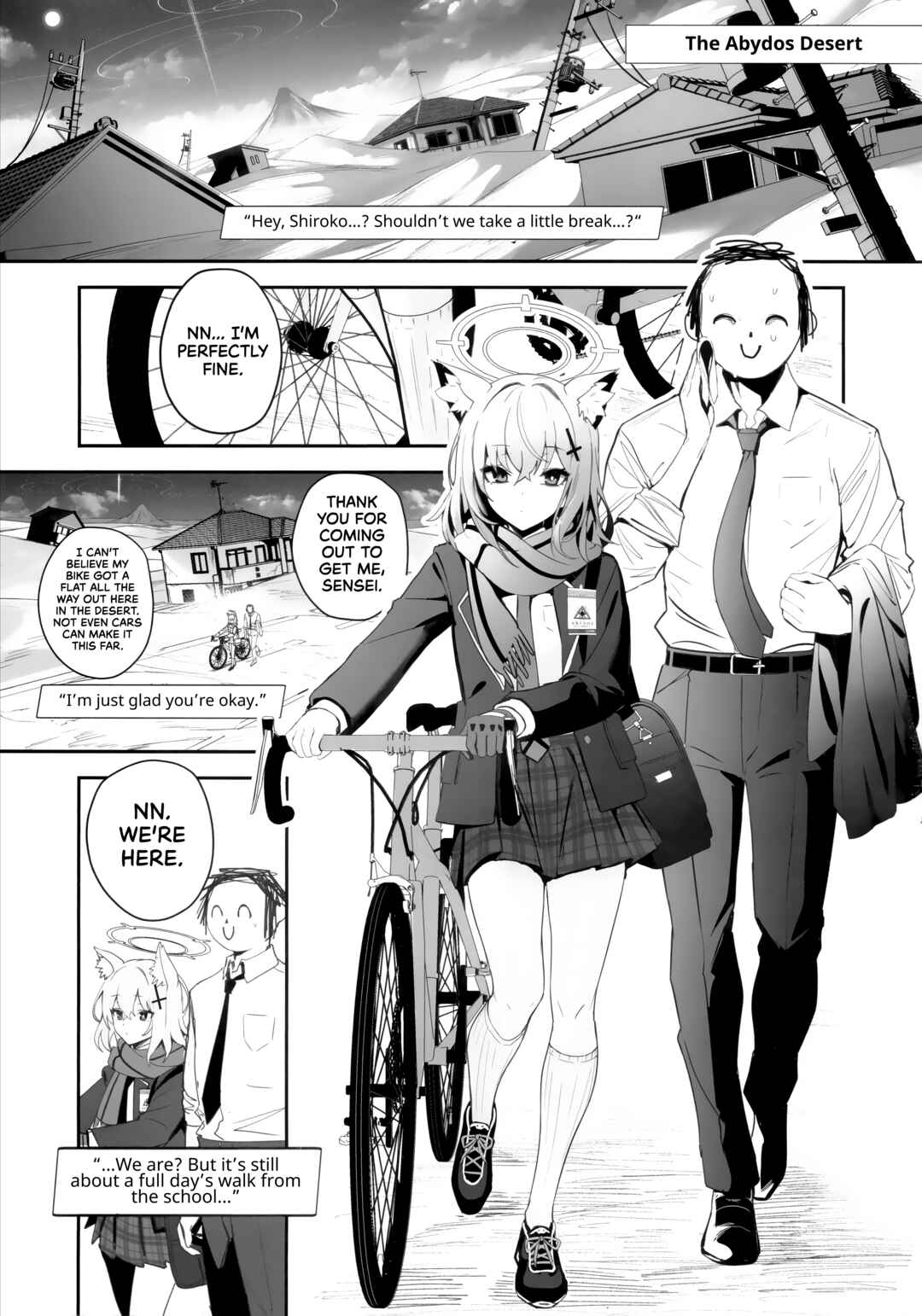 Page 2 Chapter Unknown_8aef Blue Archive - Blyew Archive ~Being Taken To A Love Hotel By An EXTREMELY Horny Shiroko~
