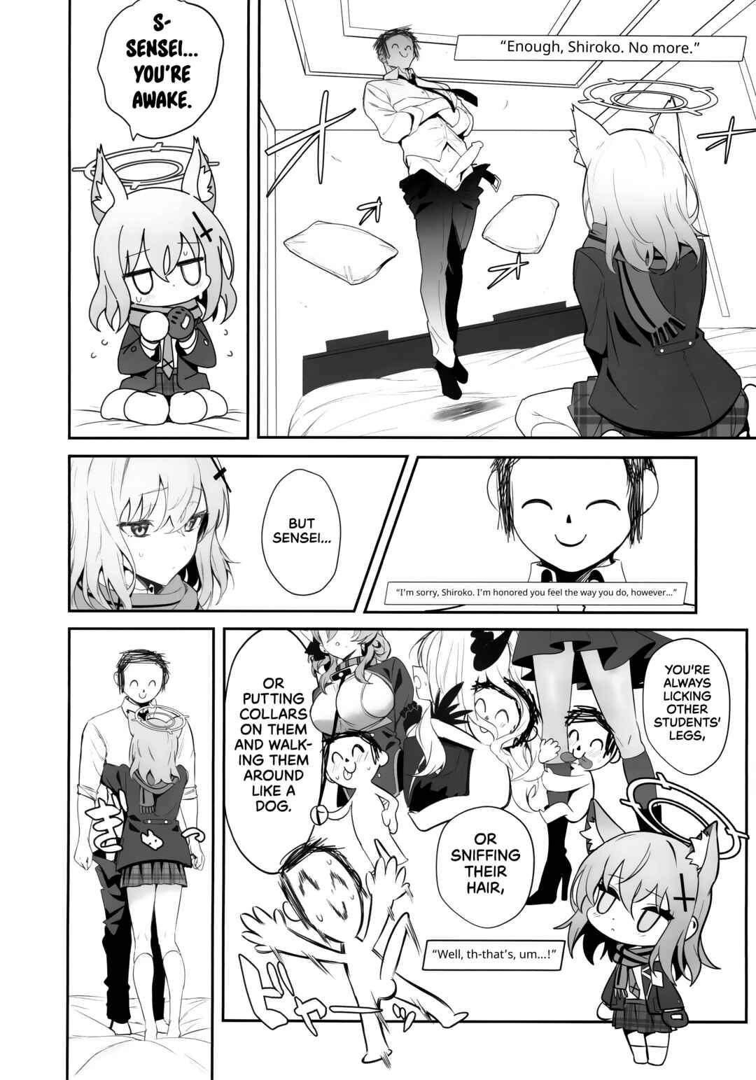 Page 9 Chapter Unknown_8aef Blue Archive - Blyew Archive ~Being Taken To A Love Hotel By An EXTREMELY Horny Shiroko~