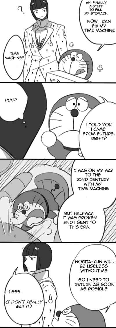 Page 10 Chapter 1 JoJos Bizarre Adventure / Doraemon - Doraemon & Bucciarati (Doujinshi)
