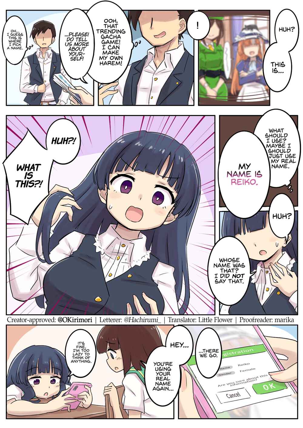 Page 1 Chapter Unknown_e2ff The Guy Who Was Reincarnated Into the World of a Gacha Game
