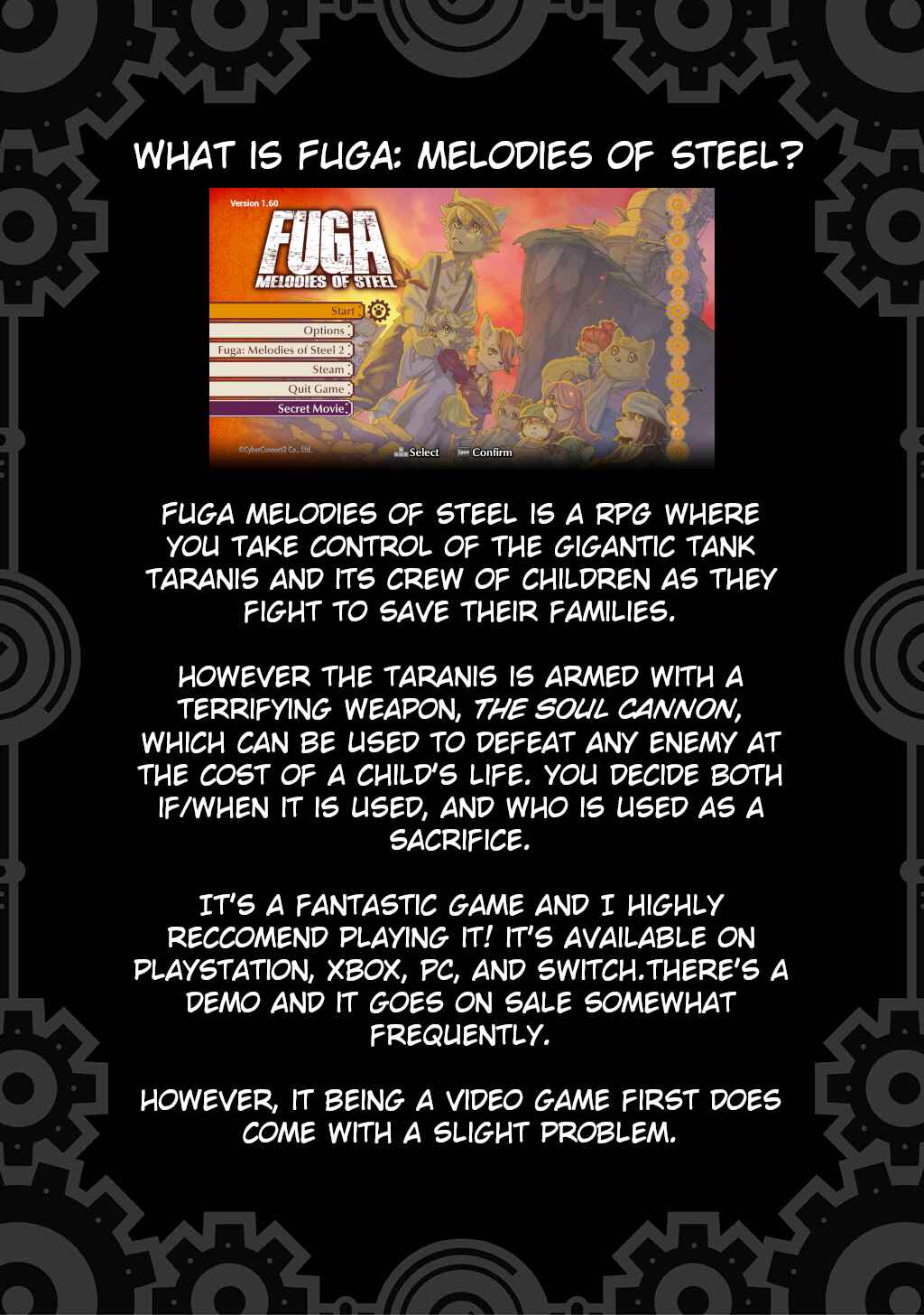 Page 6 Chapter 5.5 FUGA: Melodies of Steel