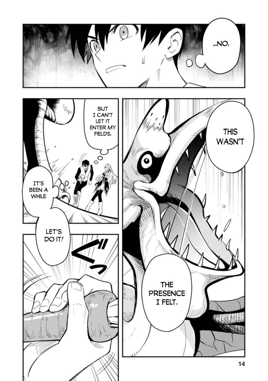 Page 13 Chapter 36.1 Nomin Kanren no Sukiru Bakka Agetetara Nazeka Tsuyoku Natta