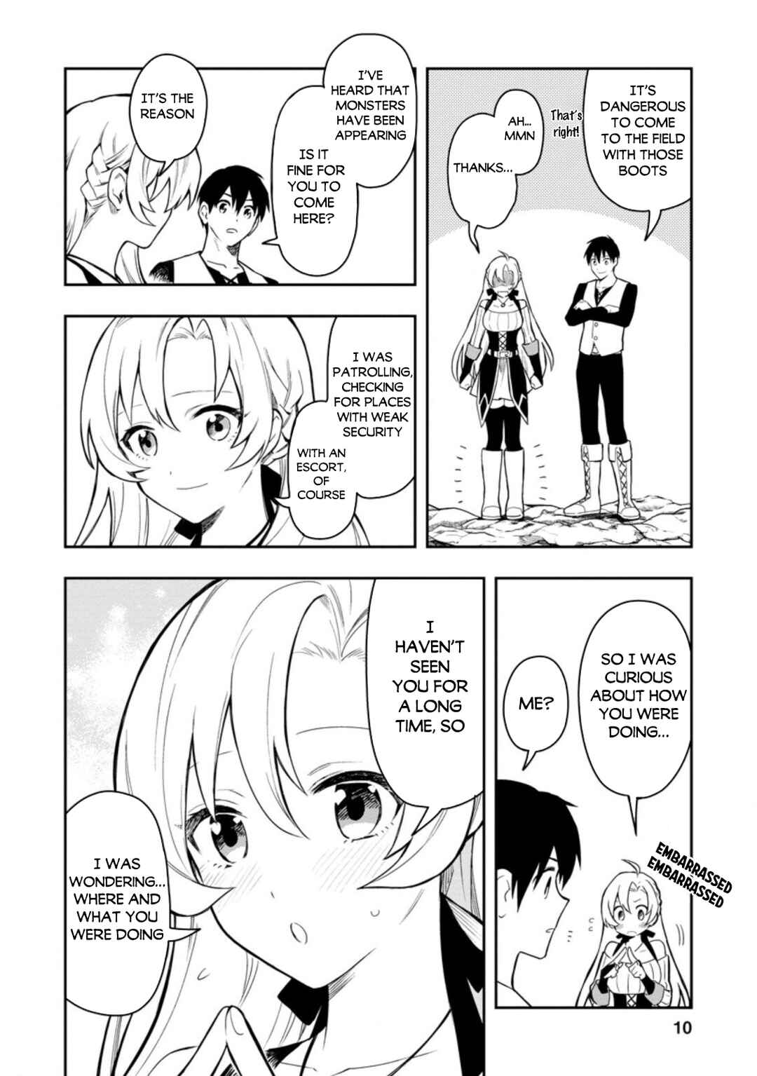 Page 9 Chapter 36.1 Nomin Kanren no Sukiru Bakka Agetetara Nazeka Tsuyoku Natta
