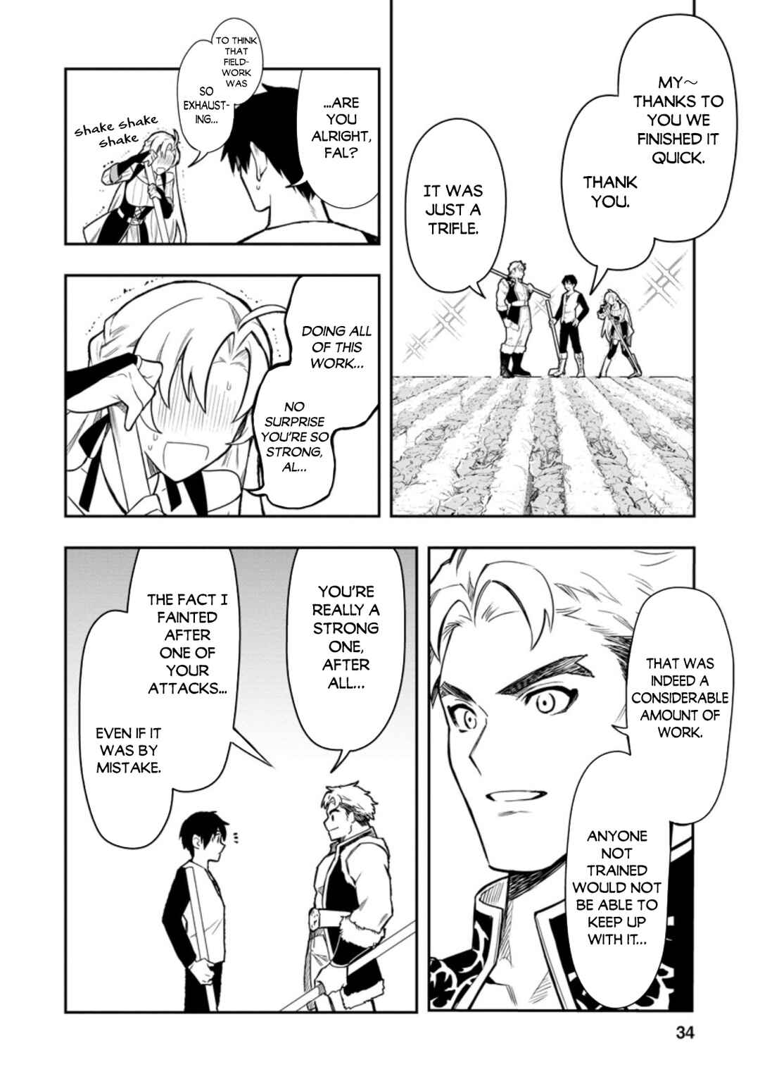 Page 13 Chapter 36.2 Nomin Kanren no Sukiru Bakka Agetetara Nazeka Tsuyoku Natta