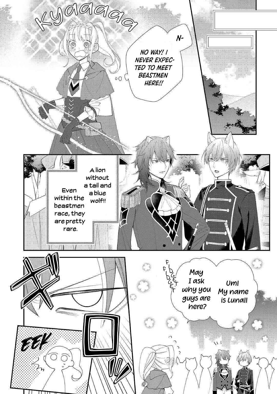 Page 13 Chapter 3 Moto Juui no Reijou wa Konyaku Haki Saremashitaga, Mofumofu-tachi ni Daininkidesu!