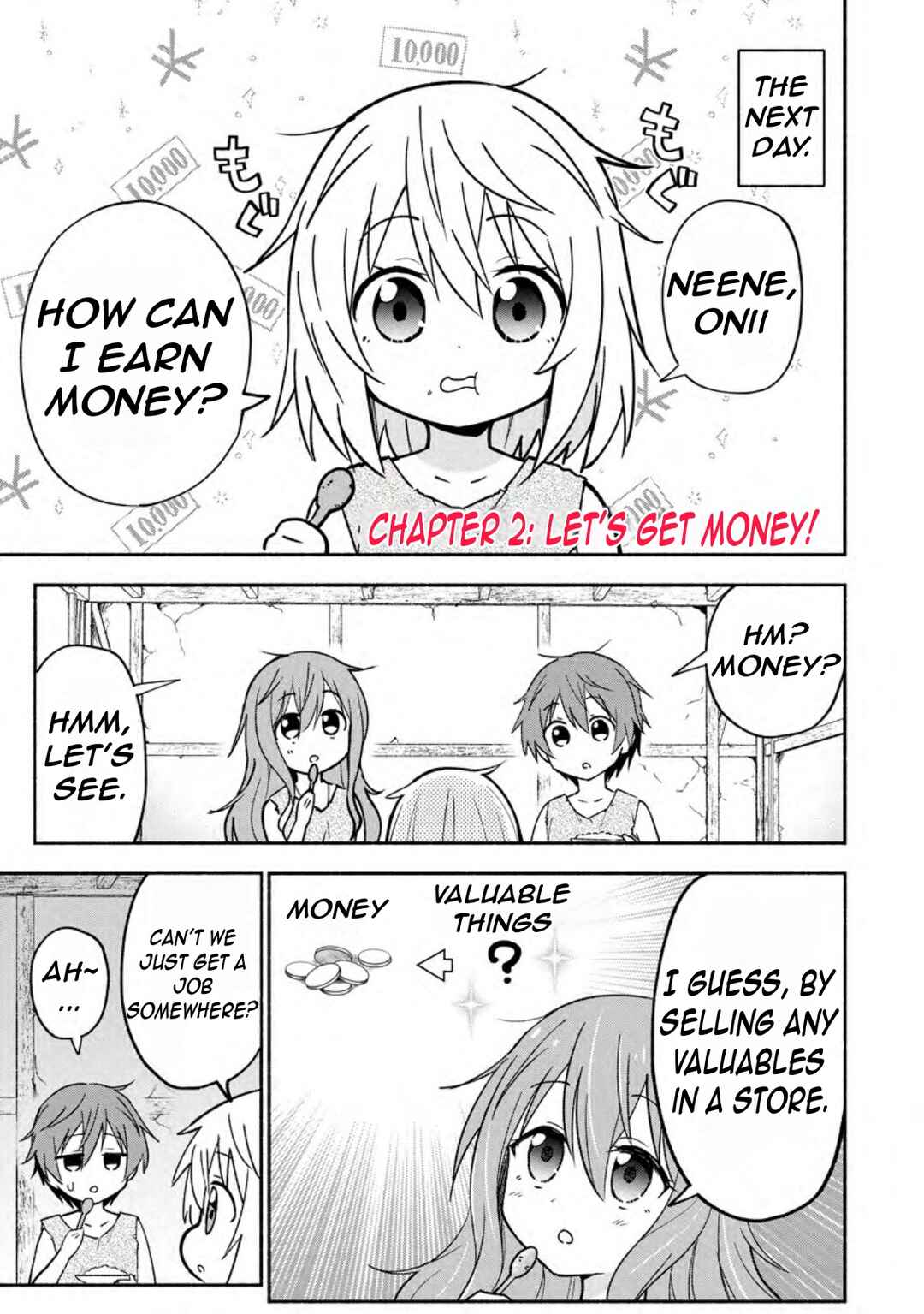 Page 4 Chapter 2 Isekai No Ochibi-chan wa Kyou mo Nanika wo Tsukuri Dasu