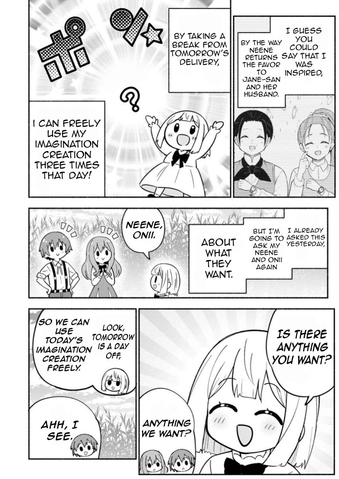 Page 9 Chapter 10 Isekai No Ochibi-chan wa Kyou mo Nanika wo Tsukuri Dasu