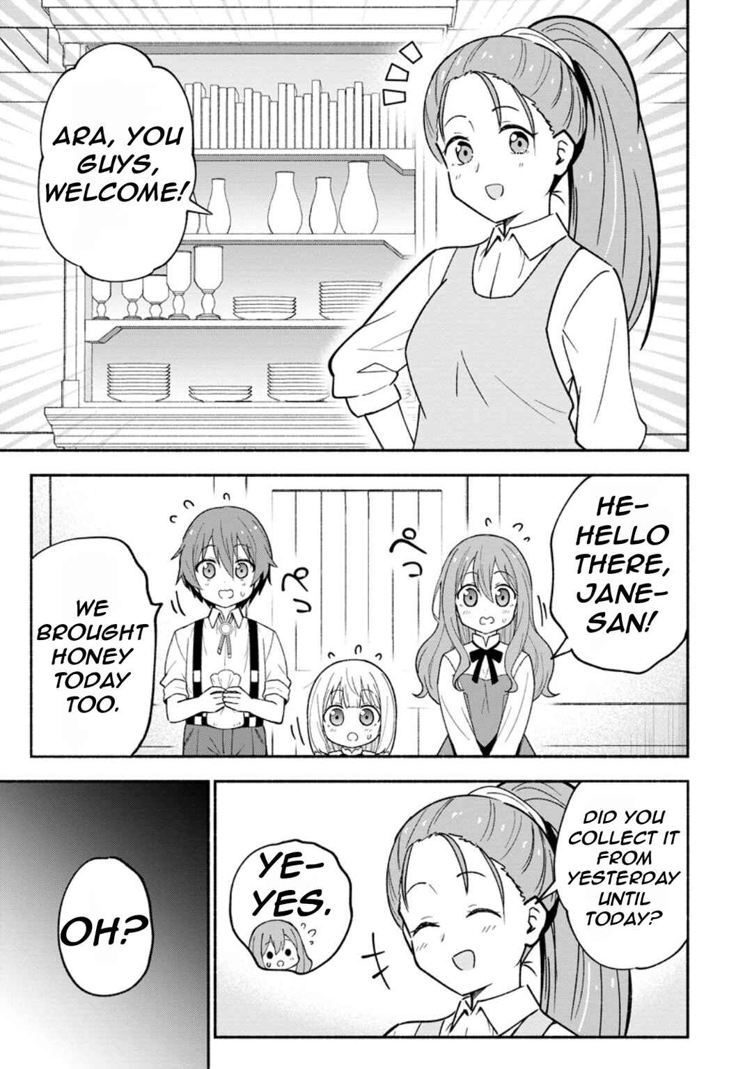 Page 12 Chapter 3 Isekai No Ochibi-chan wa Kyou mo Nanika wo Tsukuri Dasu