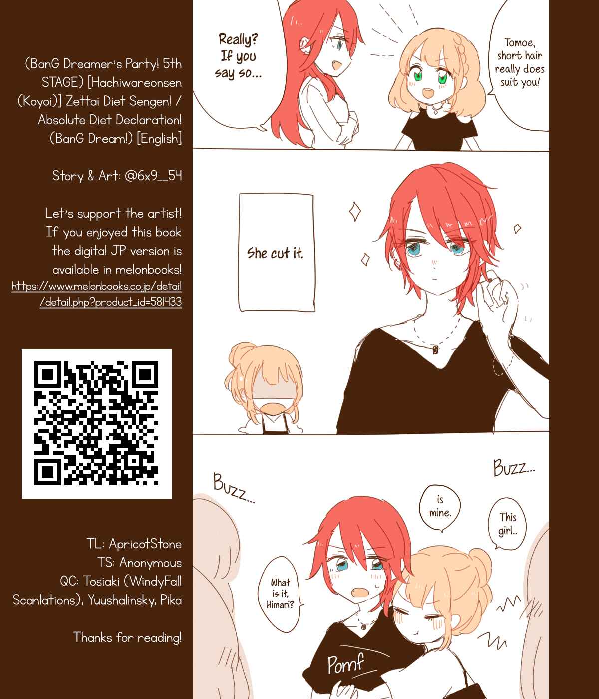 Page 24 Chapter Unknown_73af BanG Dream! - Absolute Diet Declaration! (doujinshi)