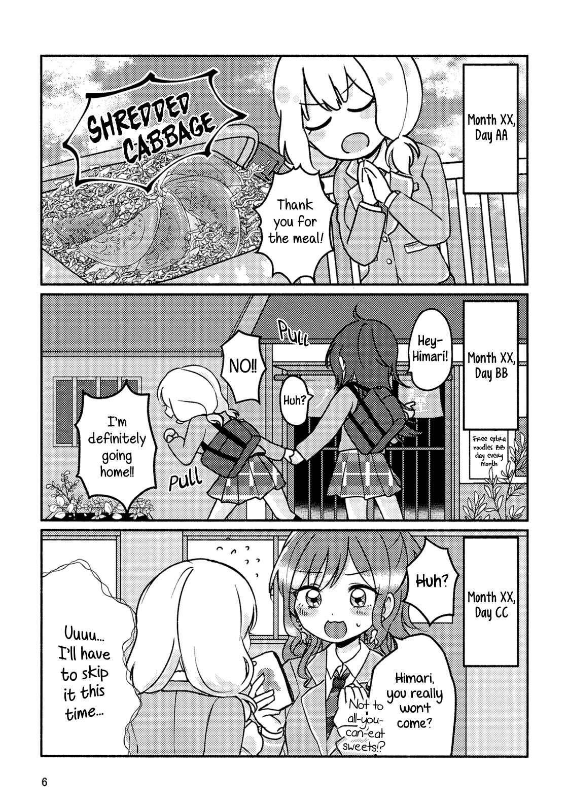 Page 6 Chapter Unknown_73af BanG Dream! - Absolute Diet Declaration! (doujinshi)