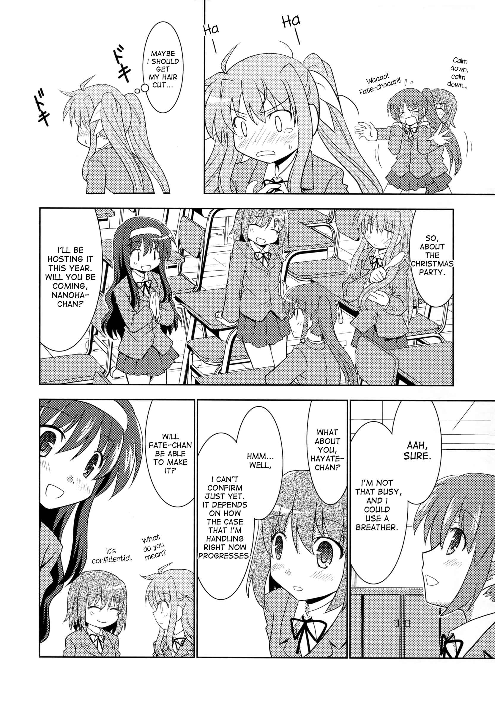 Page 10 Chapter Unknown_8359 Mahou Shoujo Lyrical Nanoha - Christmas Song for You (Doujinshi)