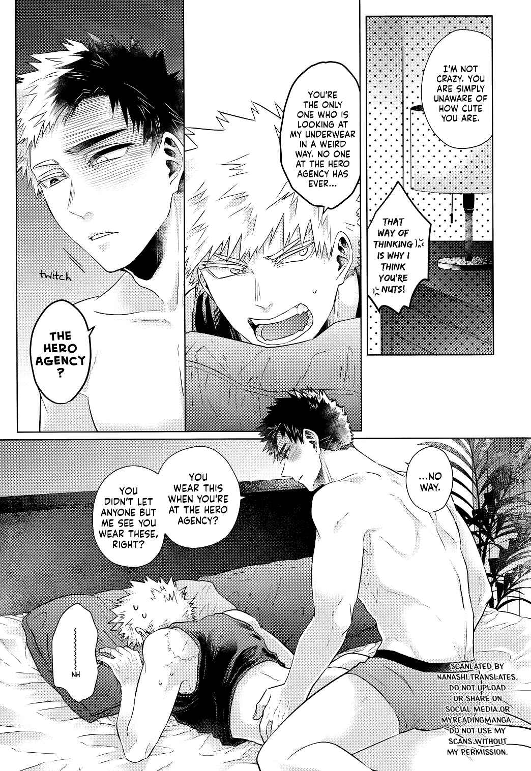 Page 13 Chapter Unknown_32ff My Hero Academia - Asa Made Kimi wo Hanasanai (Doujinshi)
