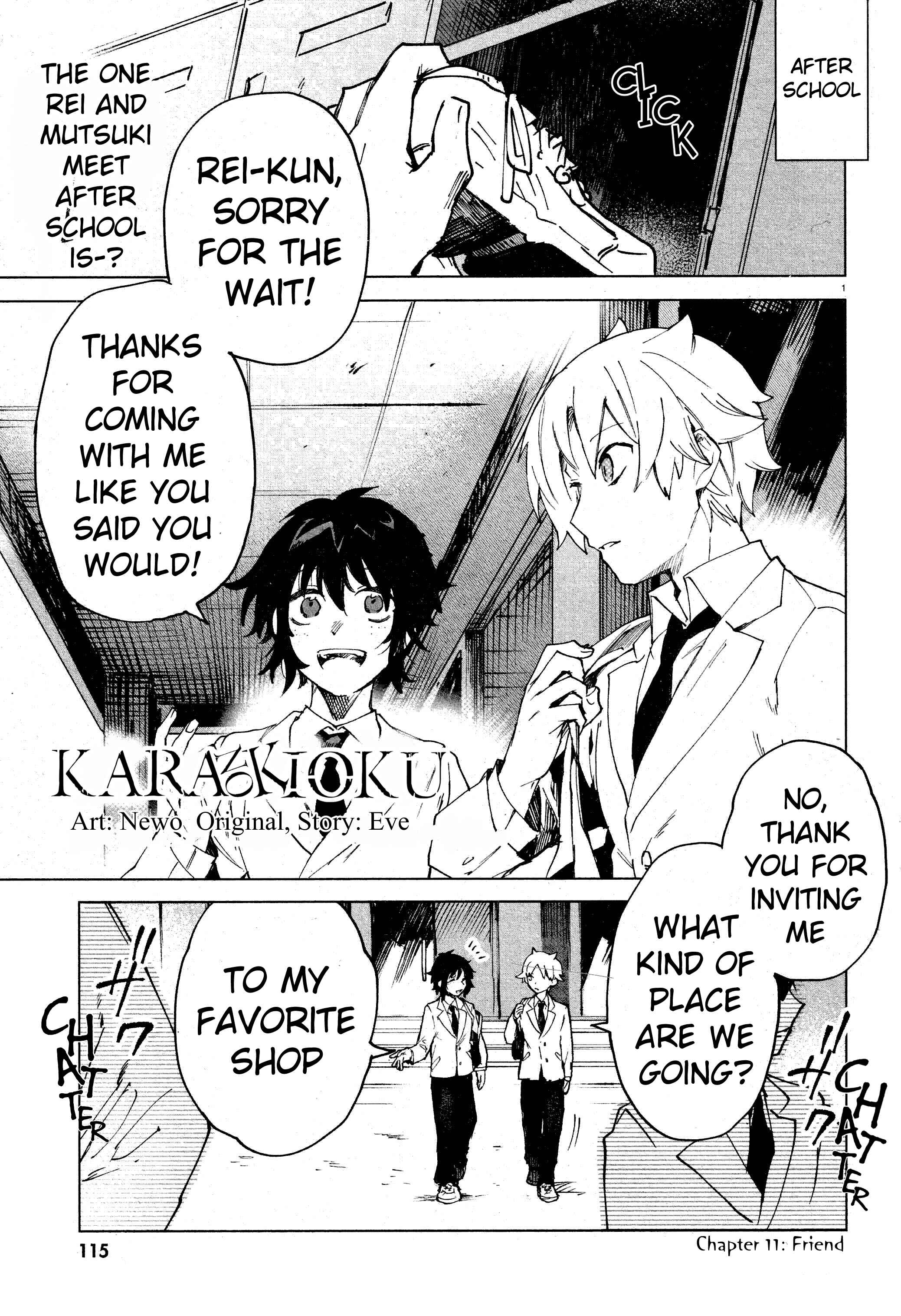 Page 1 Chapter 11 Kara no Kioku