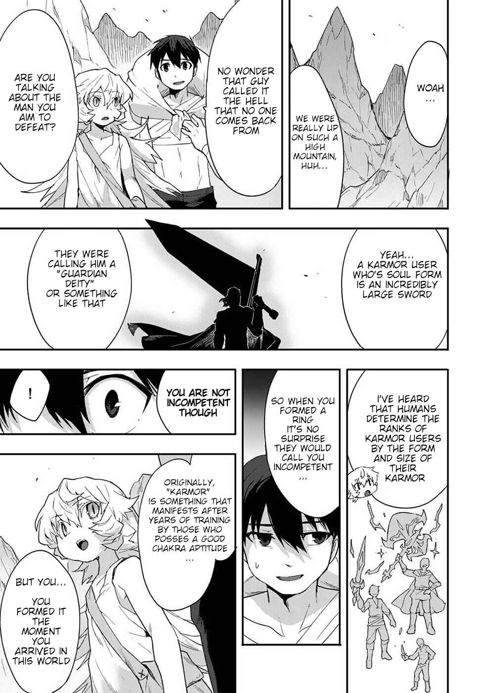 Page 13 Chapter 2 Munou Yuusha no Fukushuutan ~Isekai de Suterareta Shounen wa Hangyaku wo Chikau~