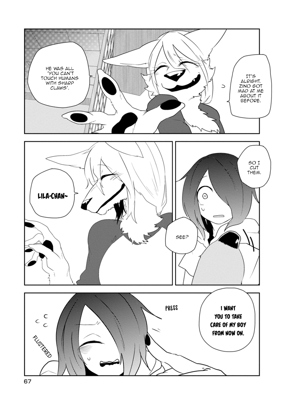 Page 11 Chapter 12 Kainushi Juujin to Petto Joshikousei