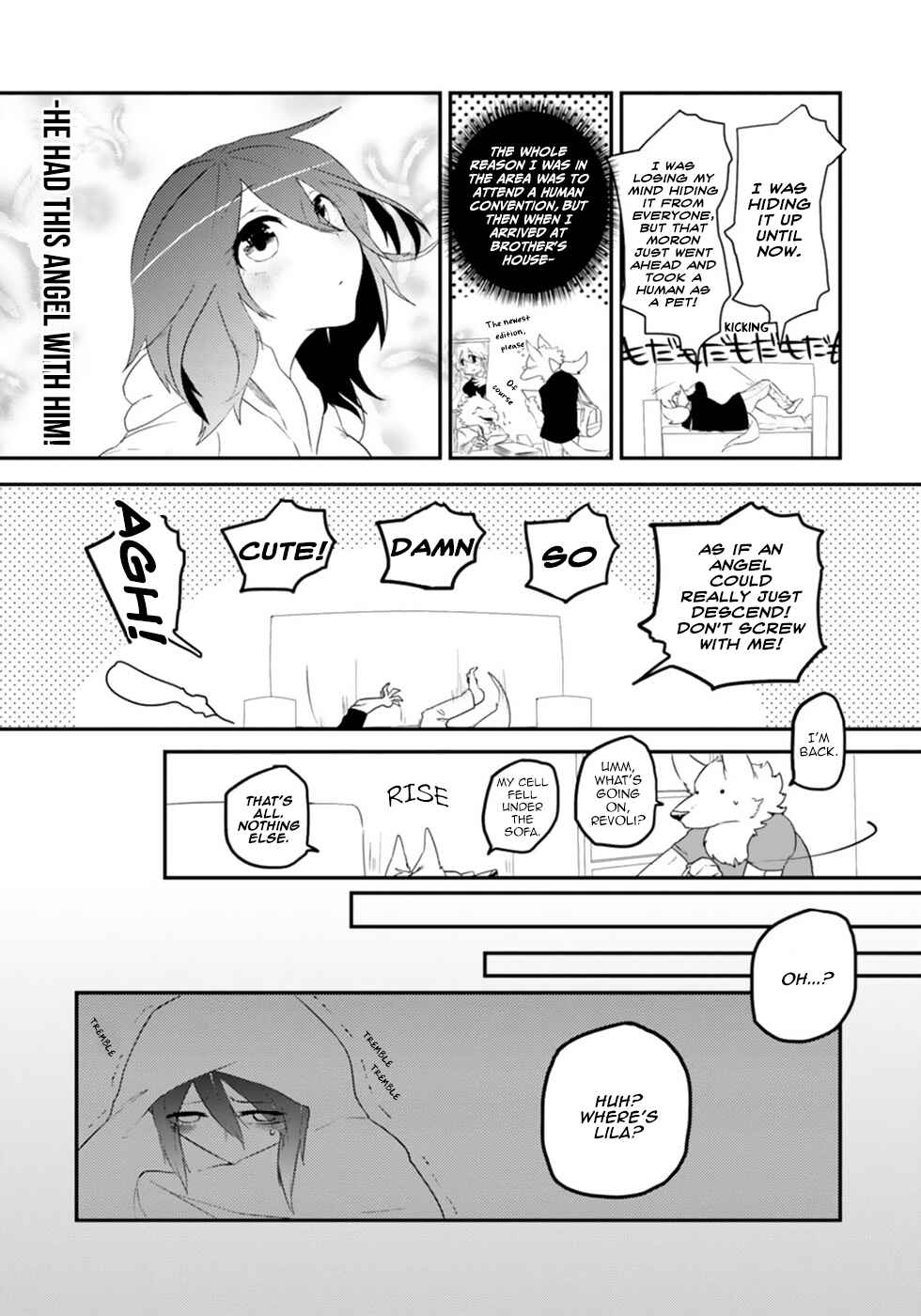 Page 12 Chapter 7 Kainushi Juujin to Petto Joshikousei