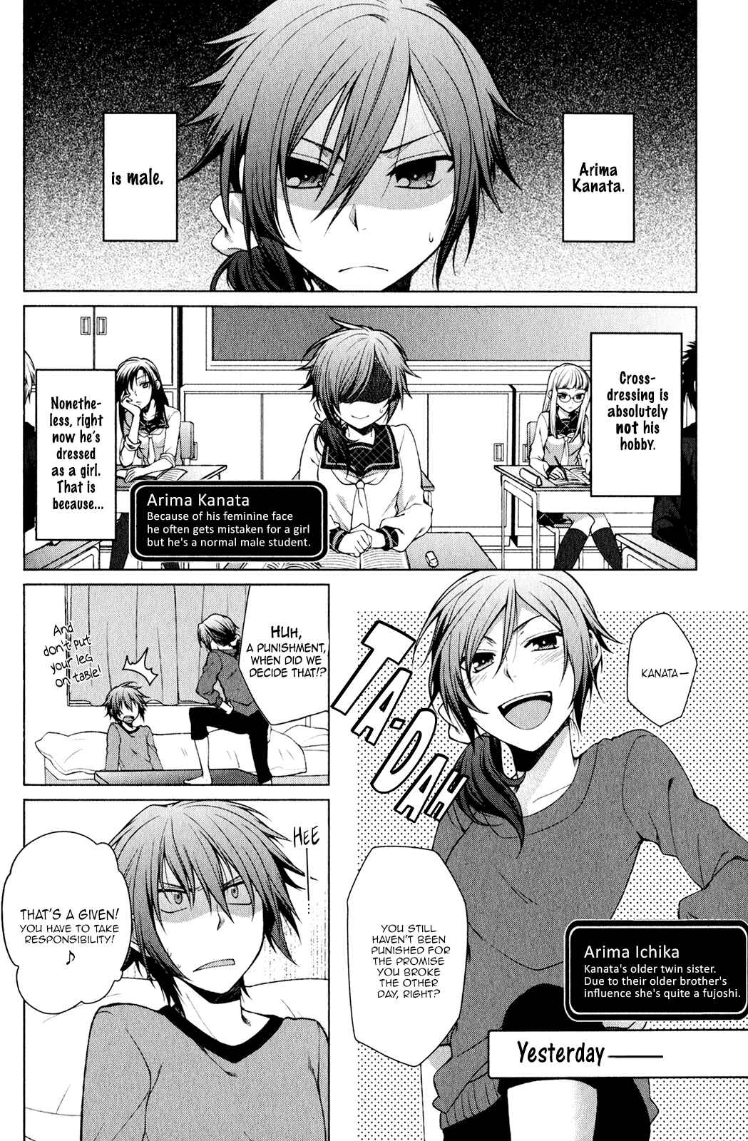 Page 4 Chapter 2 Fudanshi-kun no Honey Days