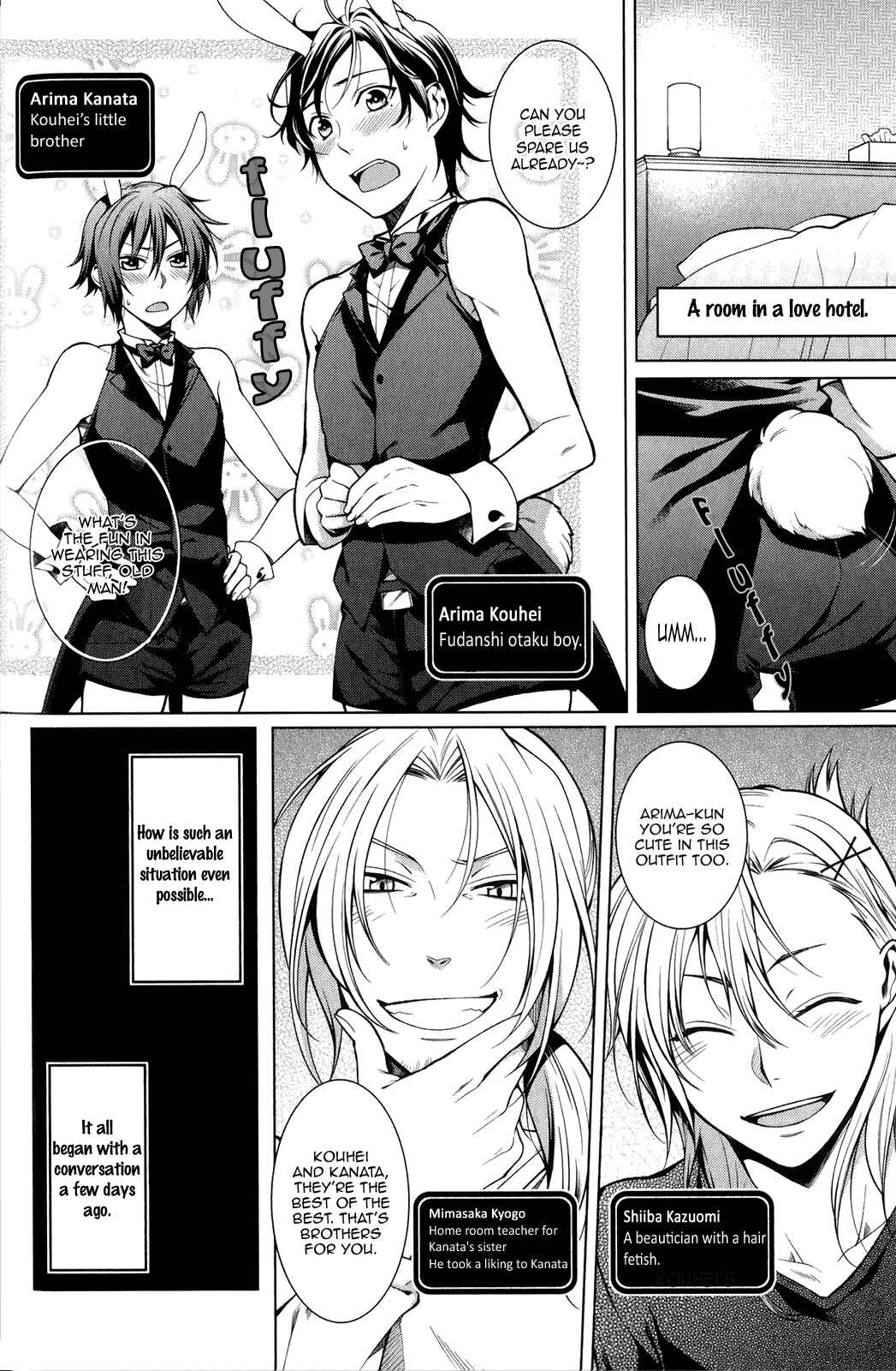 Page 3 Chapter 3 Fudanshi-kun no Honey Days