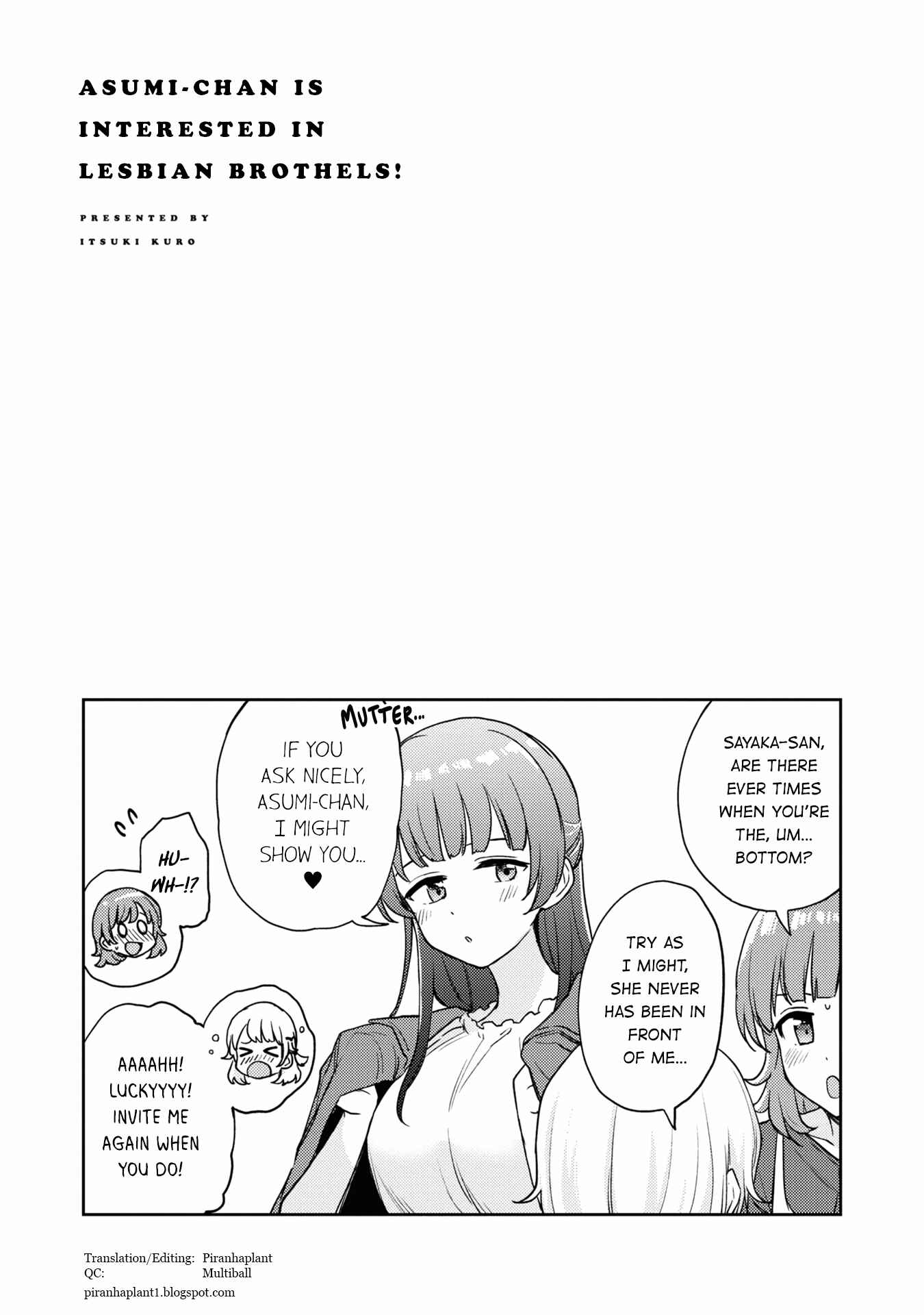 Page 37 Chapter 8 Asumi-chan is Interested in Lesbian Brothels!