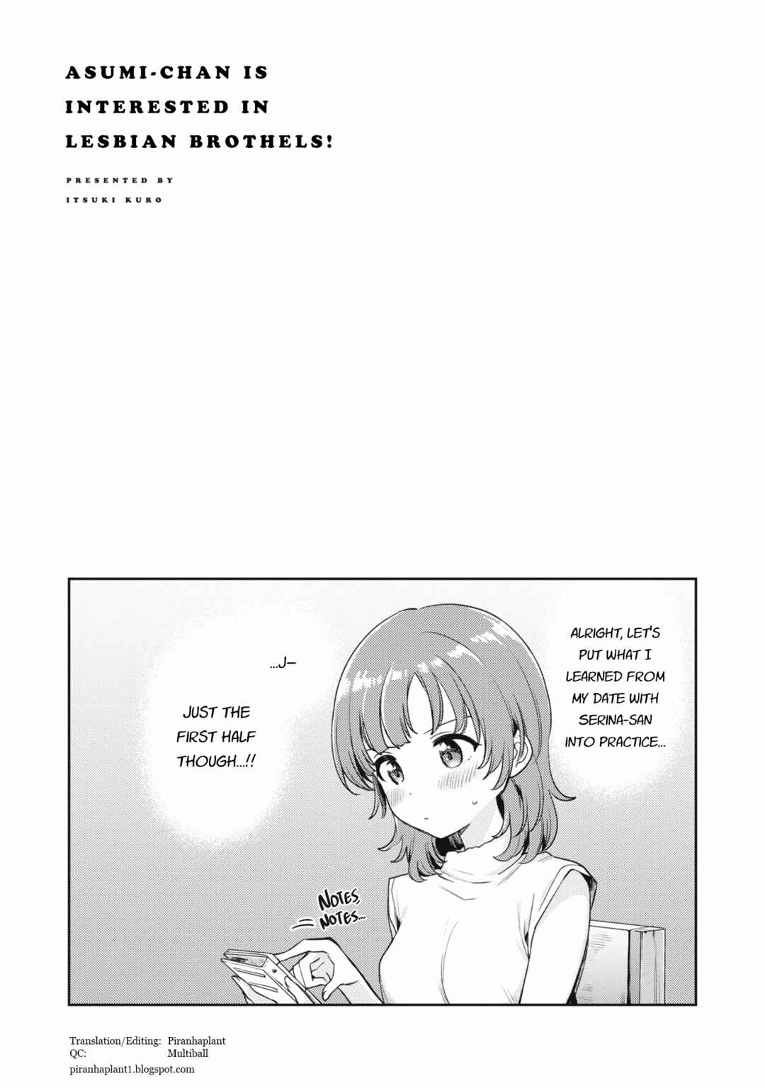 Page 39 Chapter 16 Asumi-chan is Interested in Lesbian Brothels!