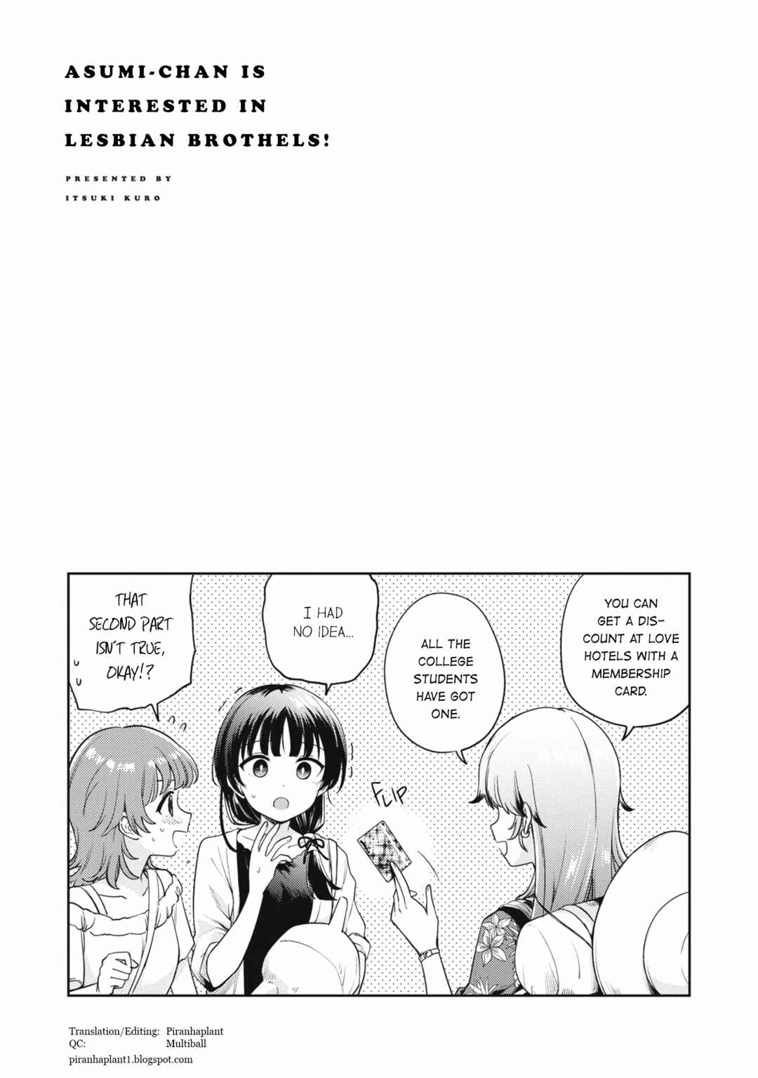 Page 37 Chapter 15 Asumi-chan is Interested in Lesbian Brothels!