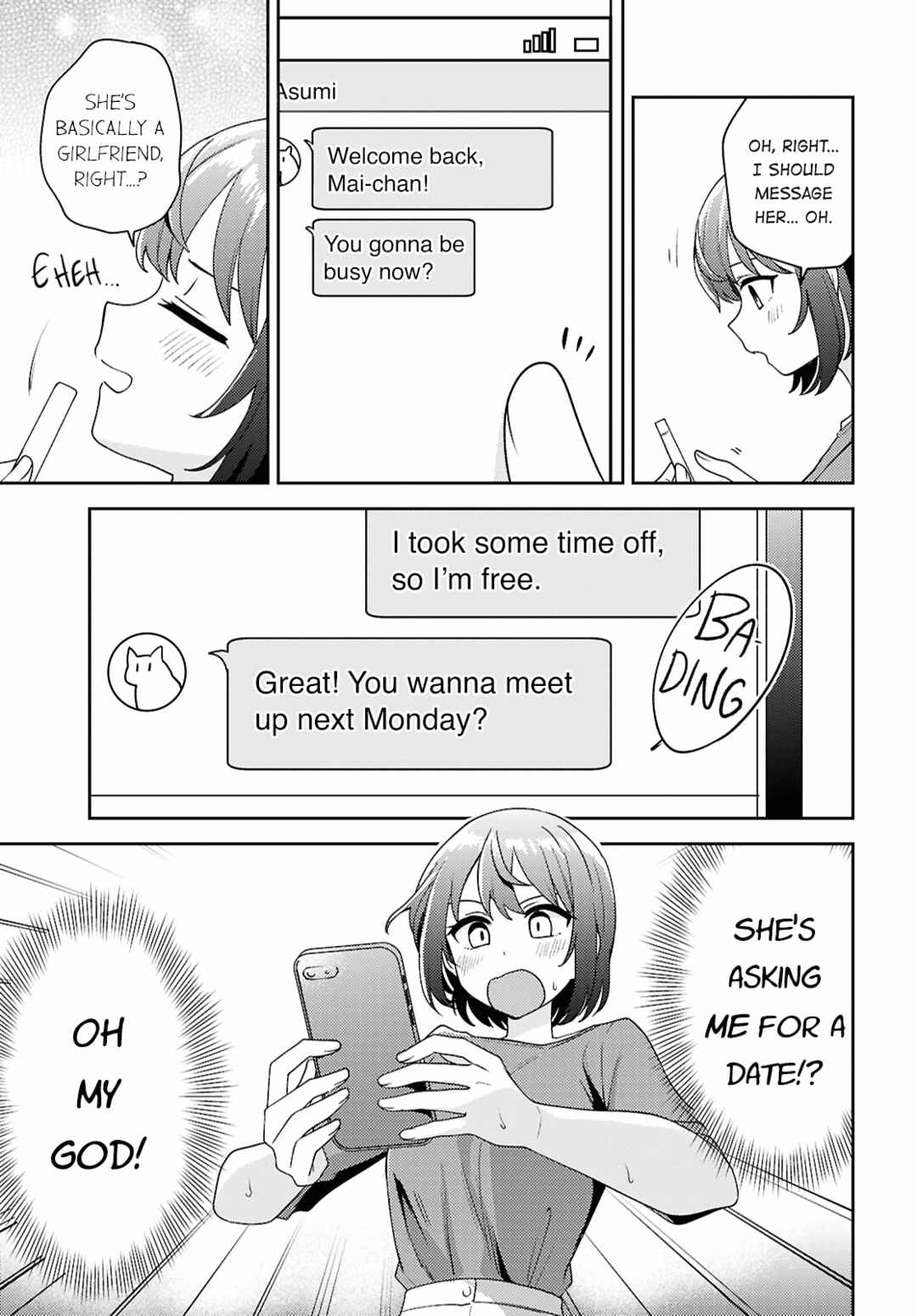 Page 35 Chapter 28 Asumi-chan is Interested in Lesbian Brothels!
