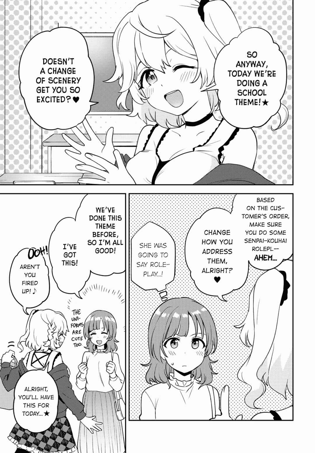 Page 13 Chapter 6 Asumi-chan is Interested in Lesbian Brothels!