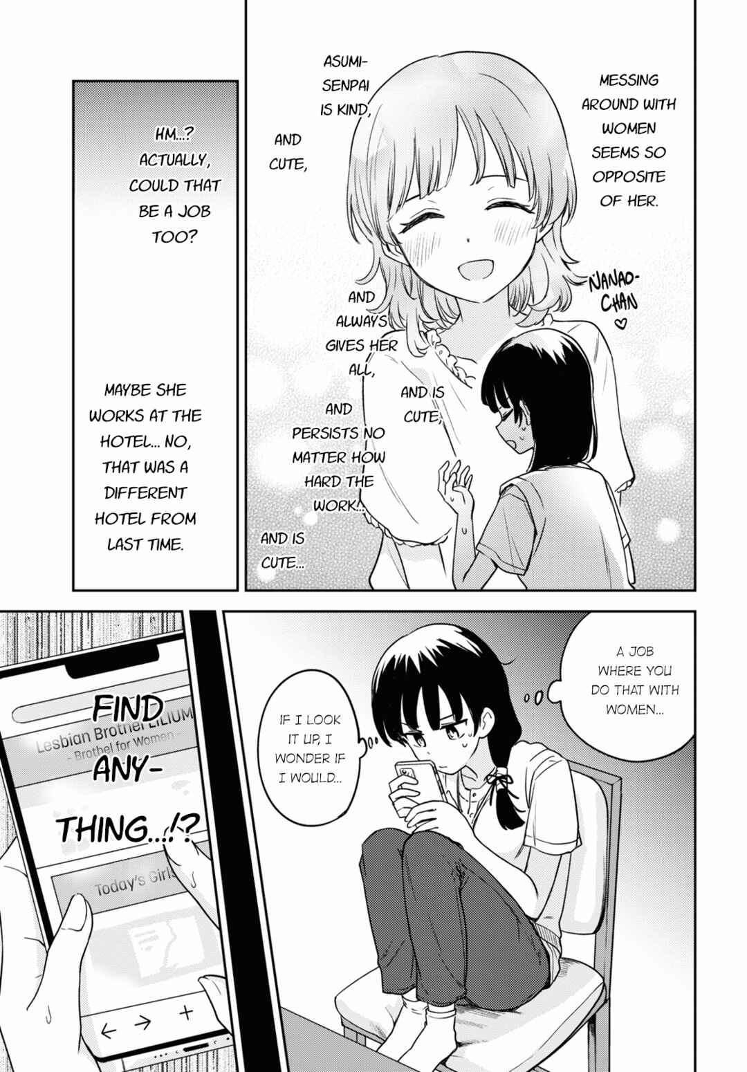 Page 23 Chapter 13 Asumi-chan is Interested in Lesbian Brothels!