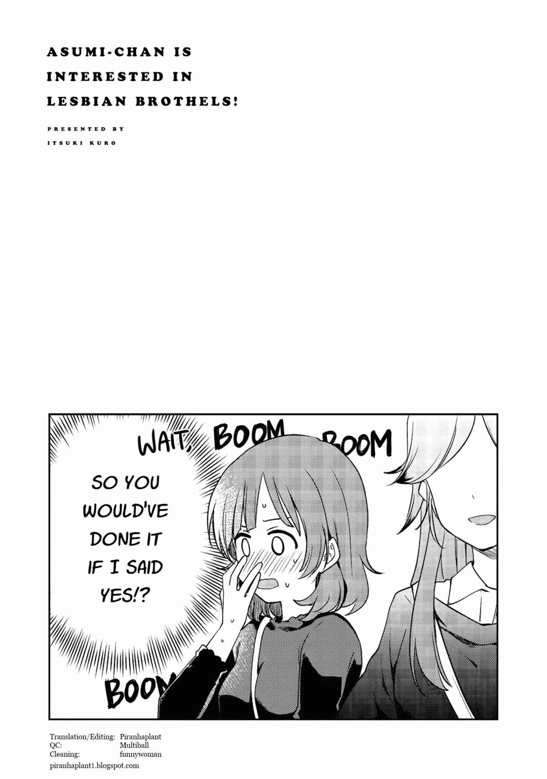 Page 29 Chapter 4 Asumi-chan is Interested in Lesbian Brothels!