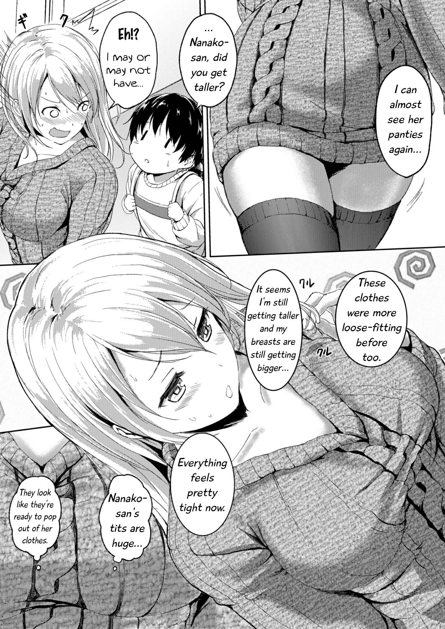 Page 8 Chapter Unknown_8277 190cm↑ Size Difference Icha Love Time with a 190cm Tall Onee-san