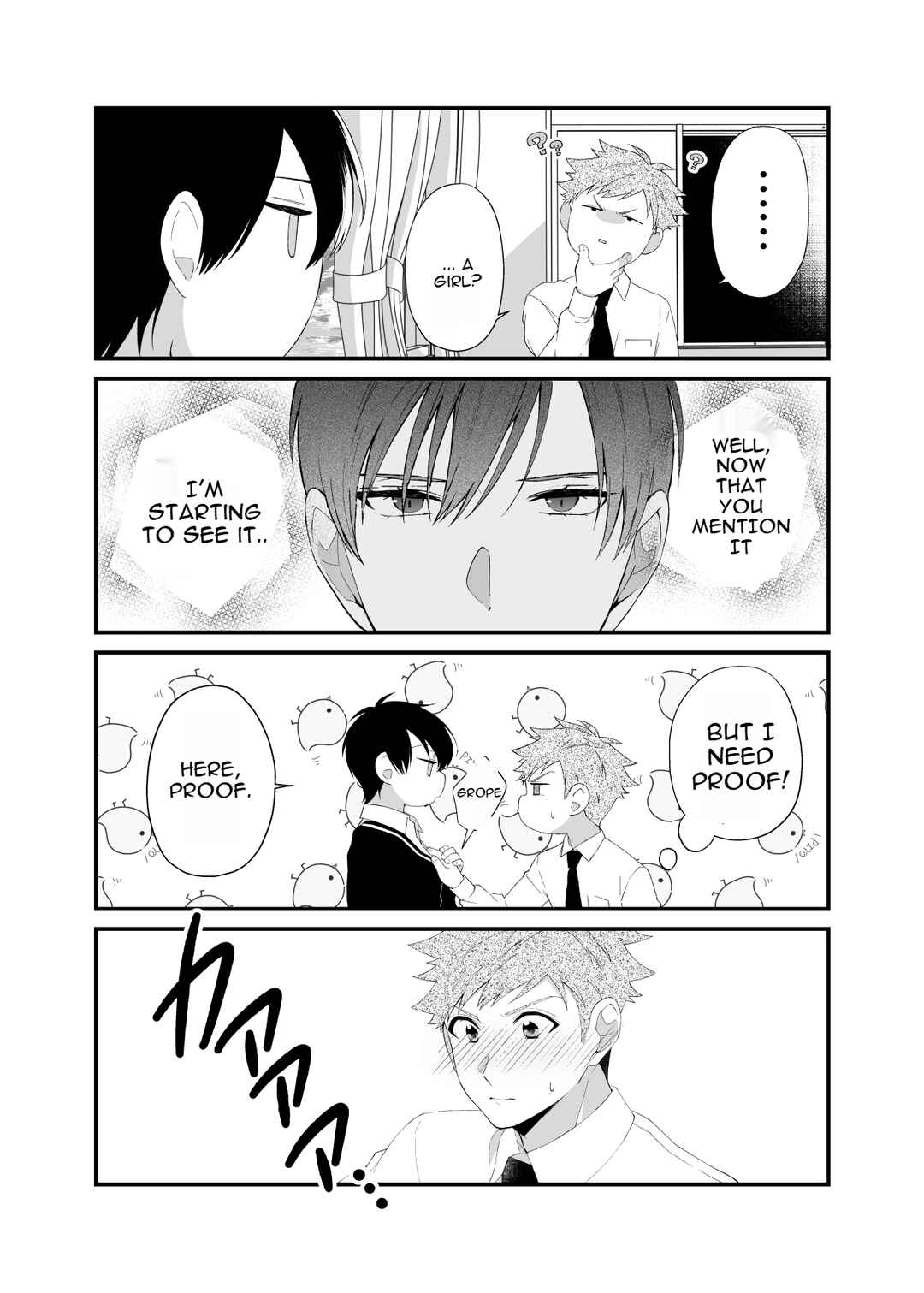 Page 4 Chapter 1 Marumaru na Kanojo ni Dekiaisarete Imasu.