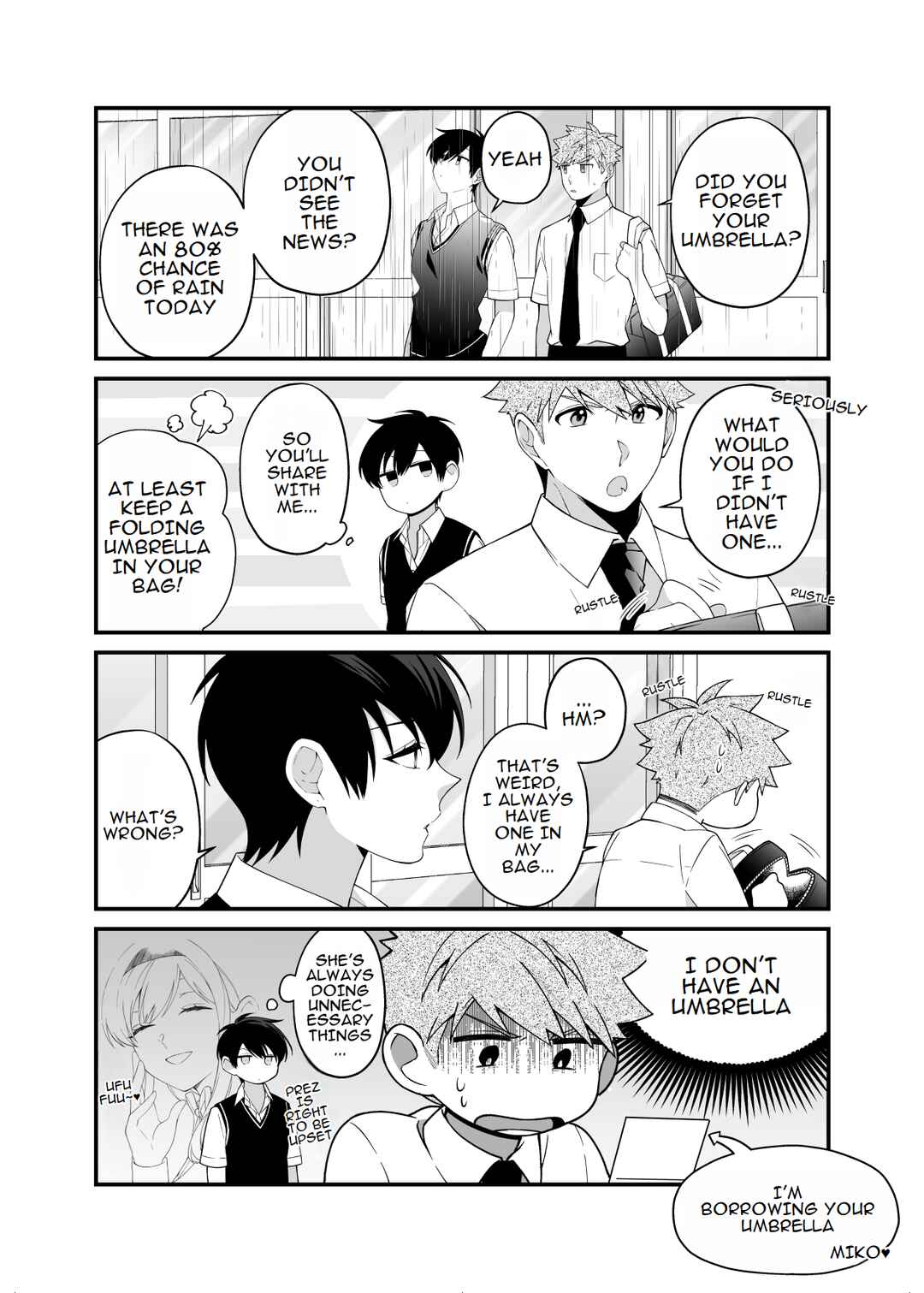 Page 4 Chapter 10 Marumaru na Kanojo ni Dekiaisarete Imasu.