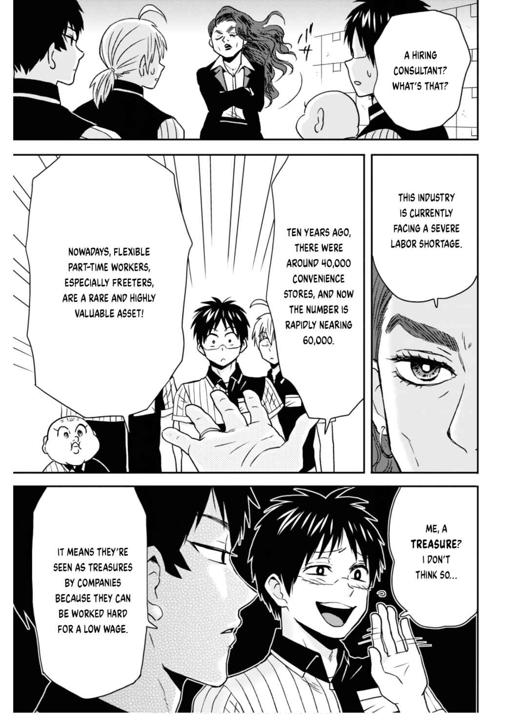 Page 8 Chapter 57 Nietzsche-sensei - Konbini ni, Satori Sedai no Shinjin ga Maiorita