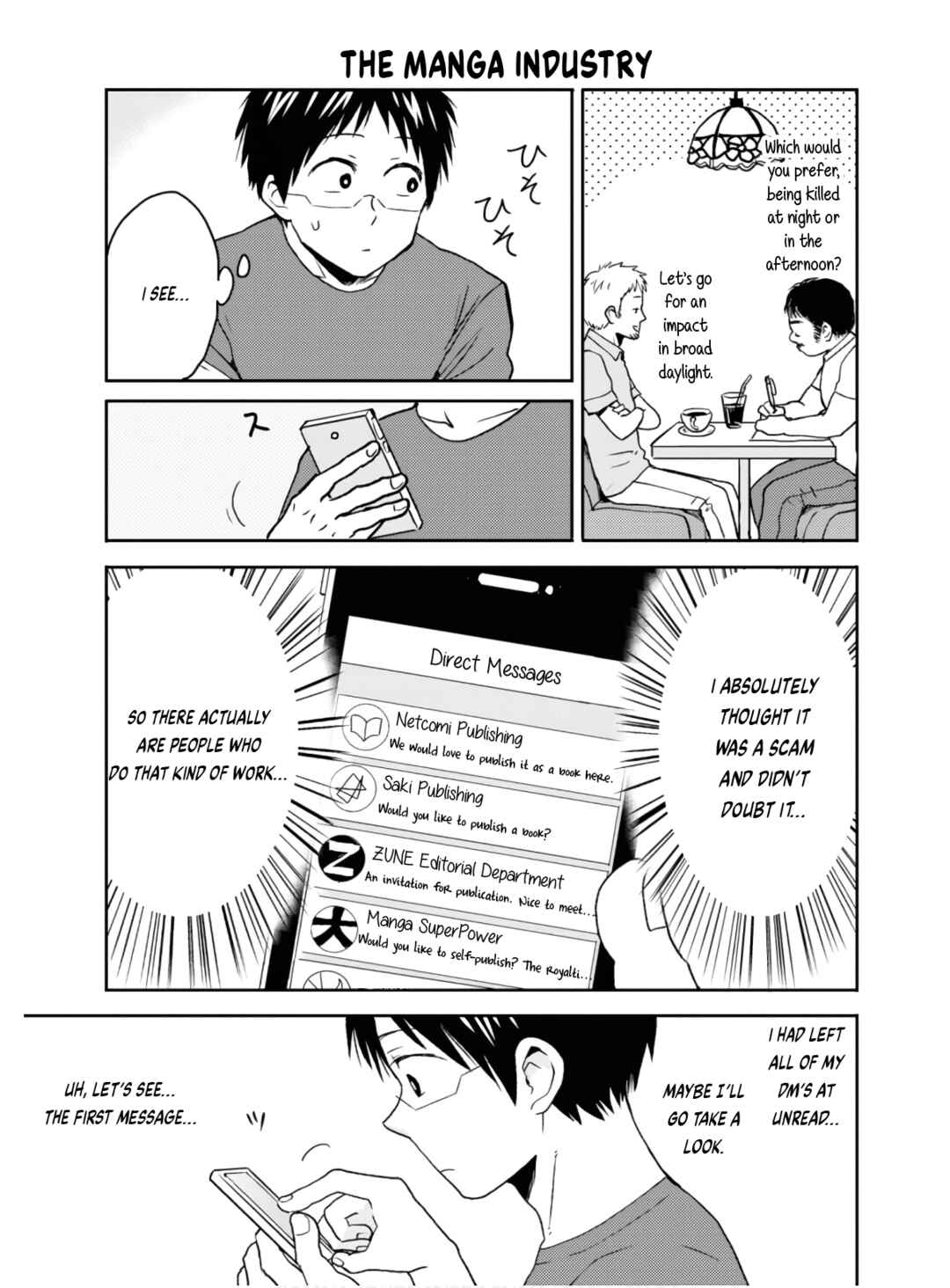 Page 8 Chapter 55 Nietzsche-sensei - Konbini ni, Satori Sedai no Shinjin ga Maiorita
