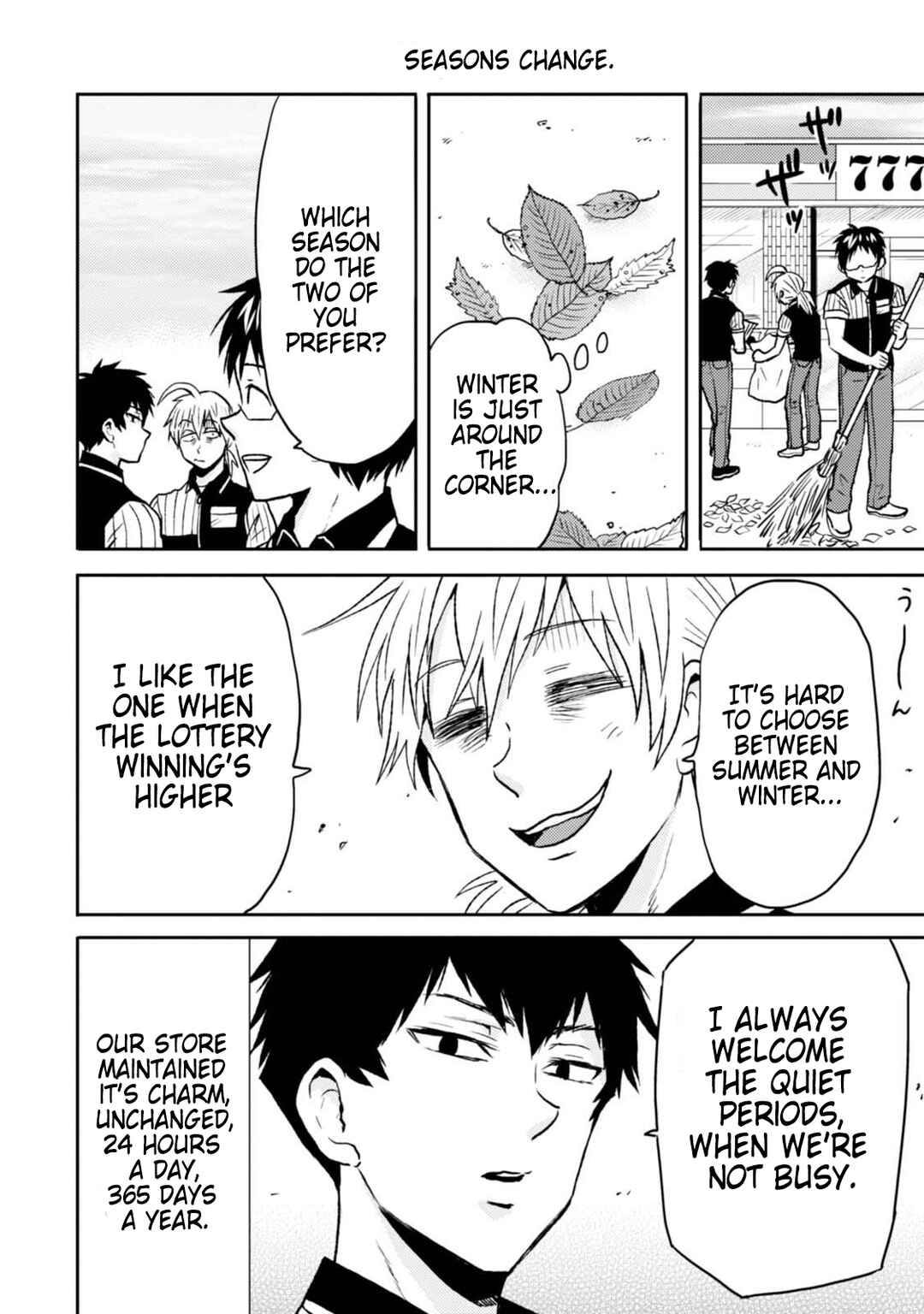 Page 14 Chapter 44 Nietzsche-sensei - Konbini ni, Satori Sedai no Shinjin ga Maiorita