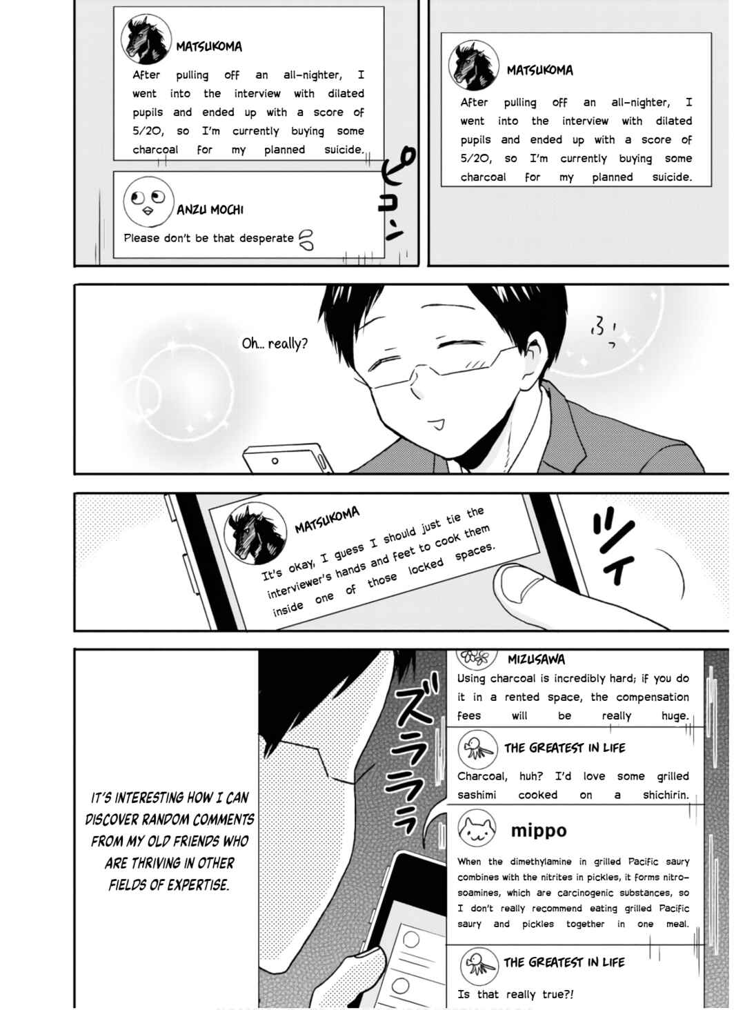 Page 3 Chapter 54 Nietzsche-sensei - Konbini ni, Satori Sedai no Shinjin ga Maiorita