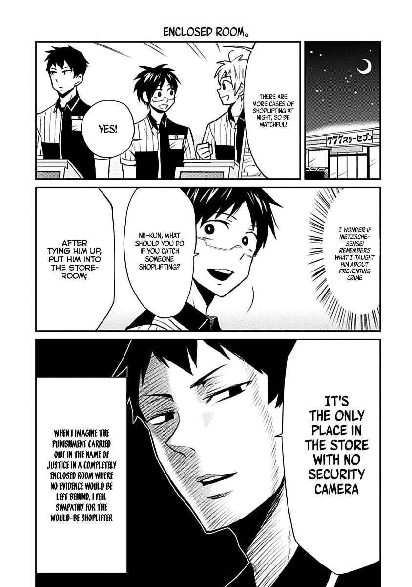 Page 8 Chapter 7 Nietzsche-sensei - Konbini ni, Satori Sedai no Shinjin ga Maiorita