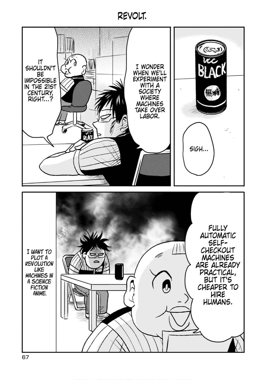 Page 7 Chapter 50 Nietzsche-sensei - Konbini ni, Satori Sedai no Shinjin ga Maiorita
