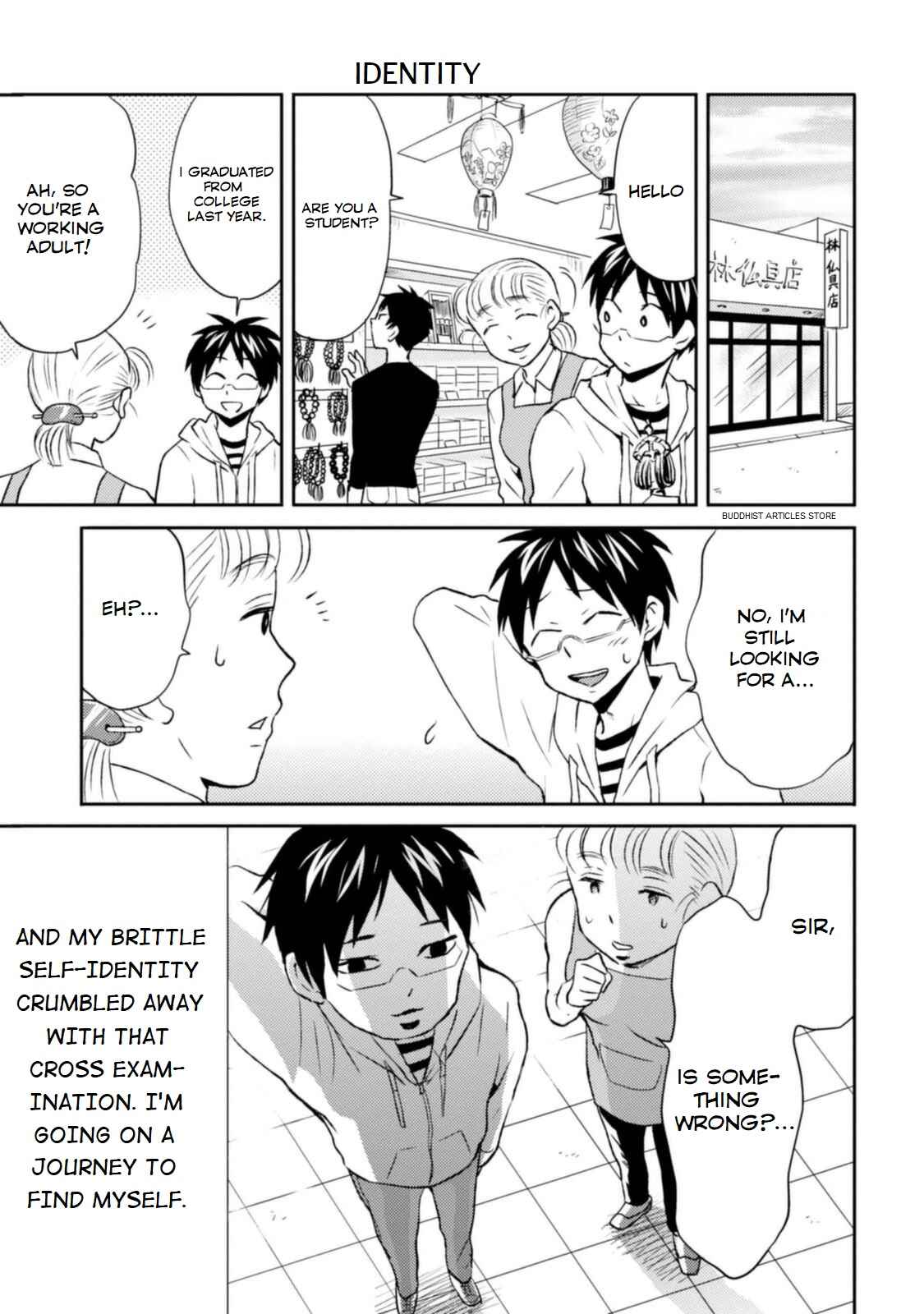 Page 15 Chapter 10 Nietzsche-sensei - Konbini ni, Satori Sedai no Shinjin ga Maiorita