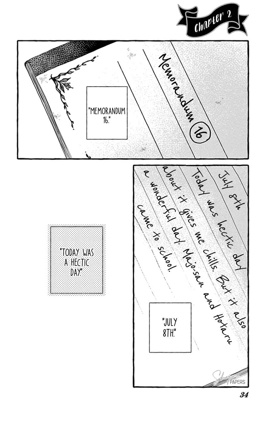 Page 2 Chapter 2 Boku to Majo ni Tsuite no Bibouroku