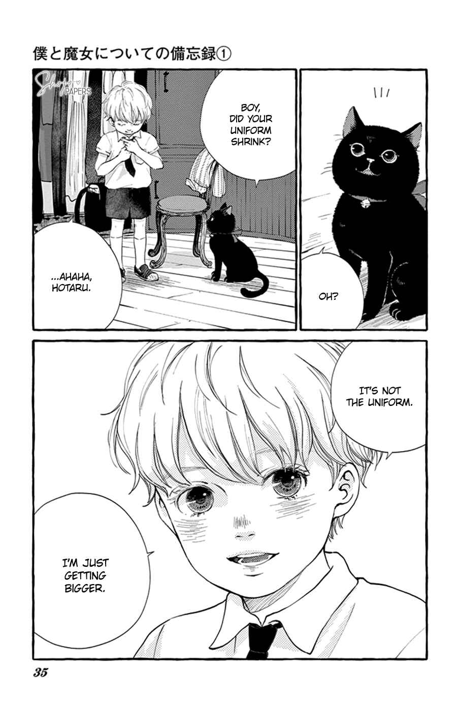 Page 3 Chapter 2 Boku to Majo ni Tsuite no Bibouroku
