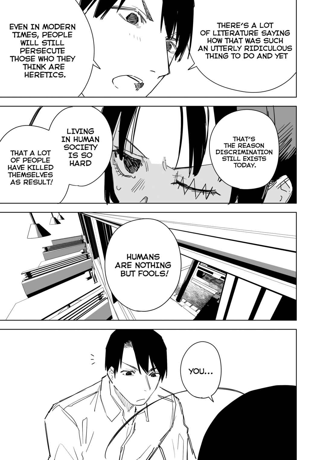 Page 11 Chapter 4 Ningen no 99% wa Hon de Dekite Iru