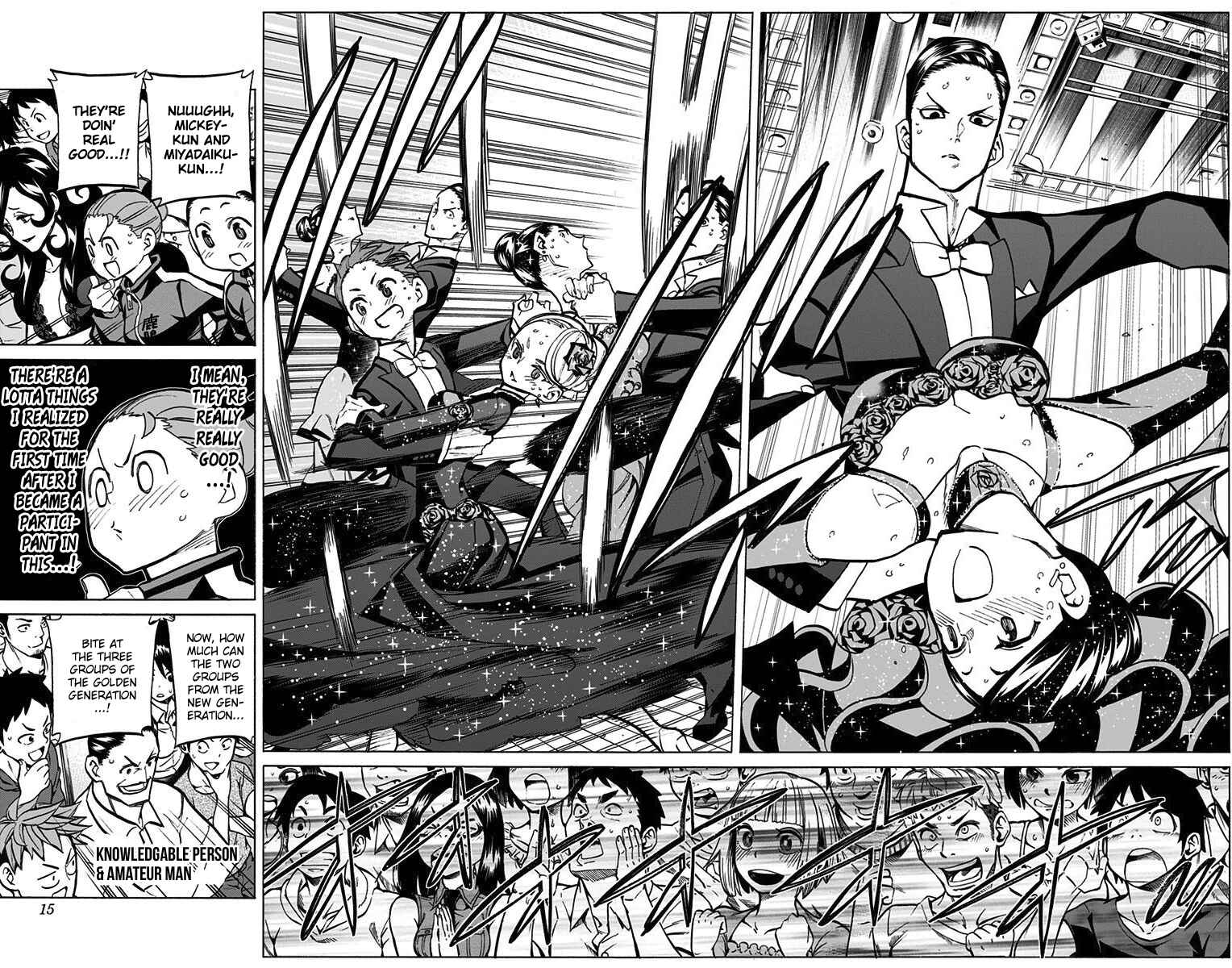 Page 15 Chapter 63 Sesuji wo Pin! to ~Shikakou Kyougi Dance-bu e Youkoso~