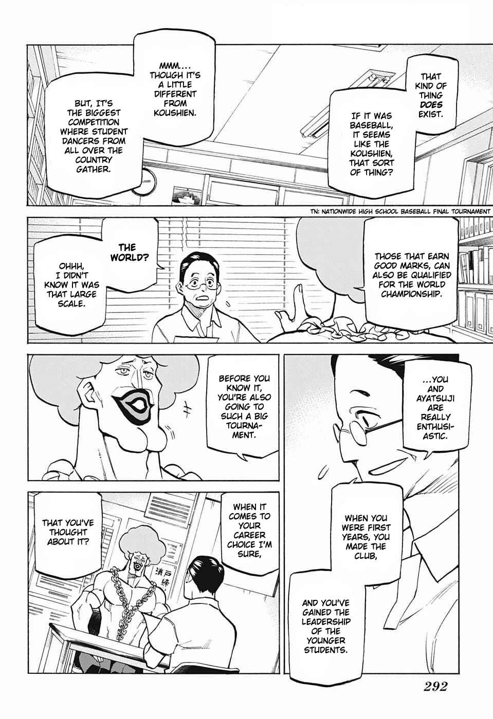 Page 14 Chapter 38 Sesuji wo Pin! to ~Shikakou Kyougi Dance-bu e Youkoso~